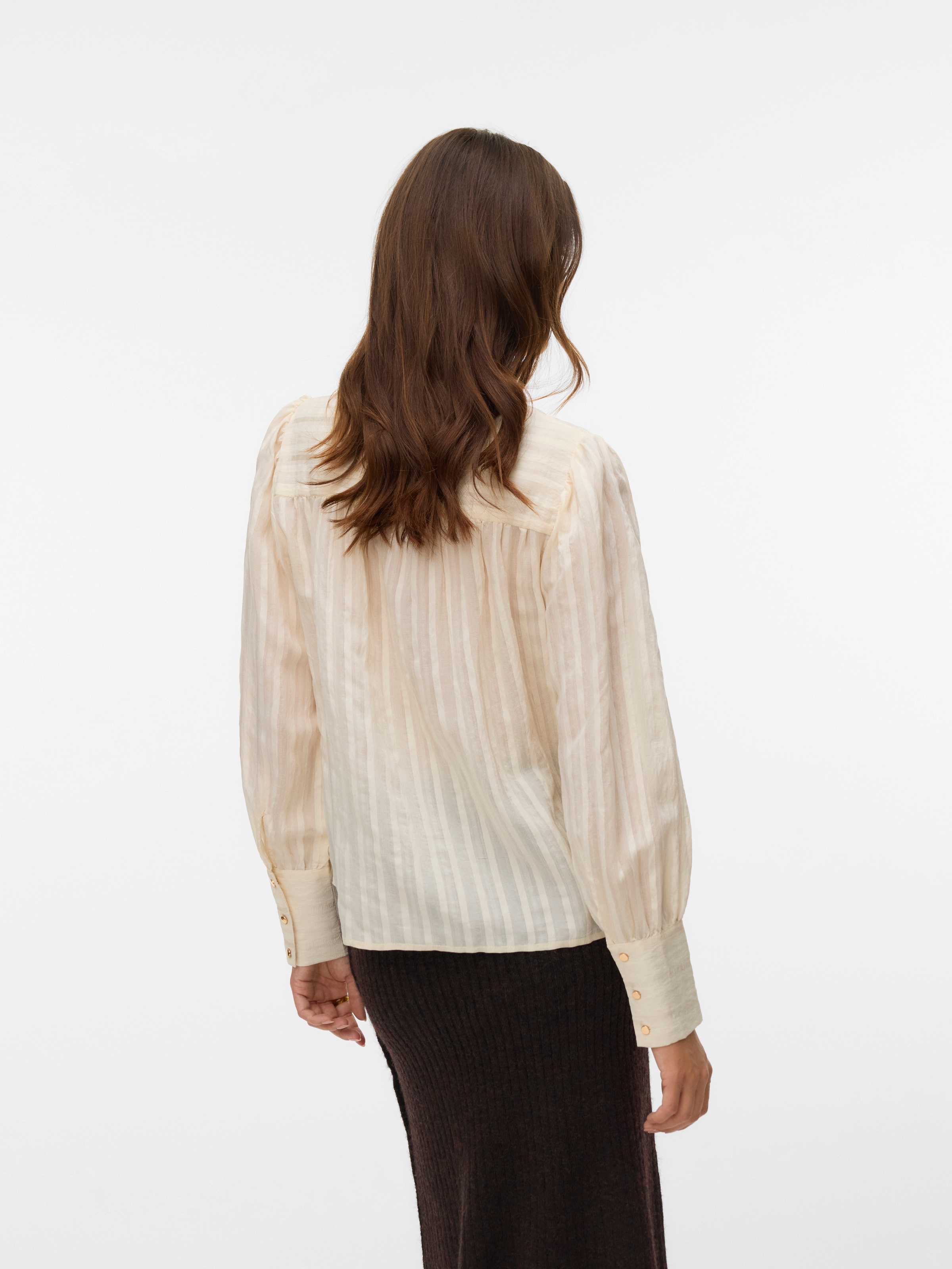 VERO MODA VMISELLE Hemdbluse Birch M 4