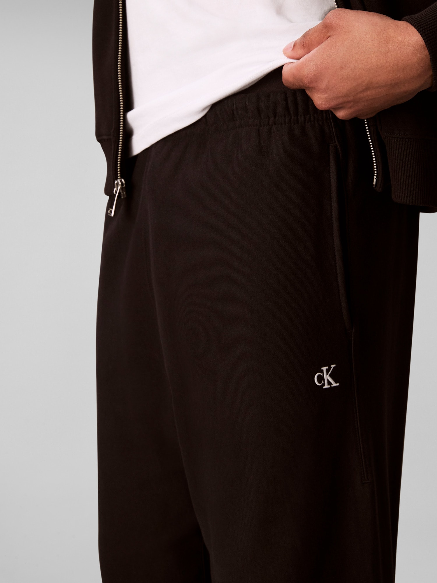 Calvin Klein Jeans Sweathose »EU 350TERRY MONOGRAM JOGGER«, regular fit