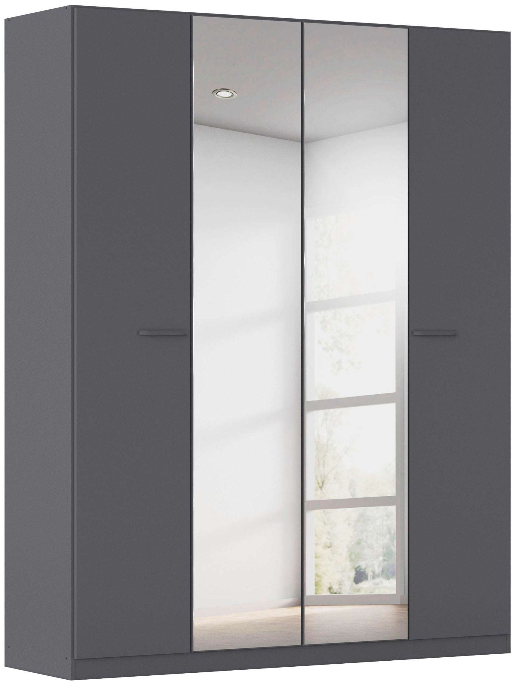 OTTO home Kleiderschrank "Mehrzweckschrank Aktenschrank Möbel Mietswohnung Schlafzimmer OTELI" erhältlich in Breiten 91-360 cm, ab Breite 136cm inkl. Innenschubladen, mit zusätzlichen Einlegeböden, optional mit Spiegel MADE IN GERMANY