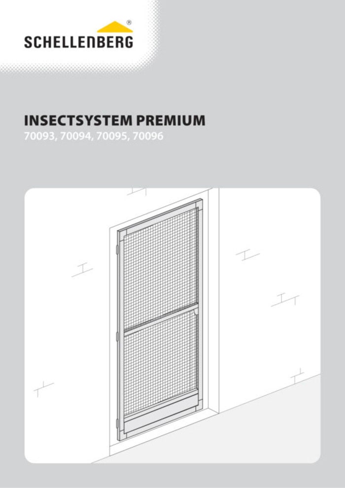 SCHELLENBERG Insektenschutz-Tür »Fliegengitter für Balkontür Premium«,  Insektenschutz-Tür mit Aluminiumrahmen, 100 x 215 cm, anthrazit, 70094 per  Rechnung