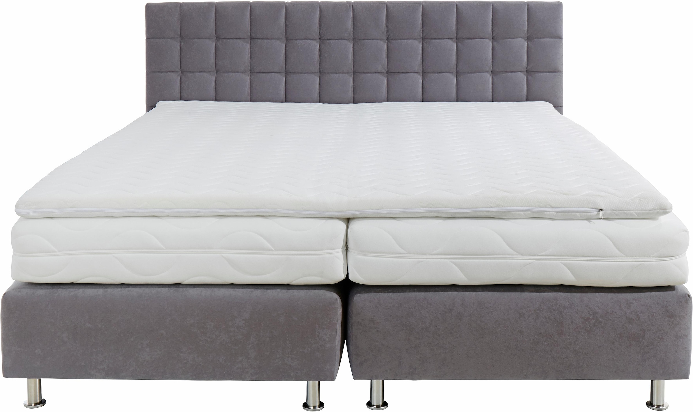 Westfalia Schlafkomfort Boxspringbett, mit Kaltschaum- oder Federkernmatratze, auch mit Topper lieferbar.