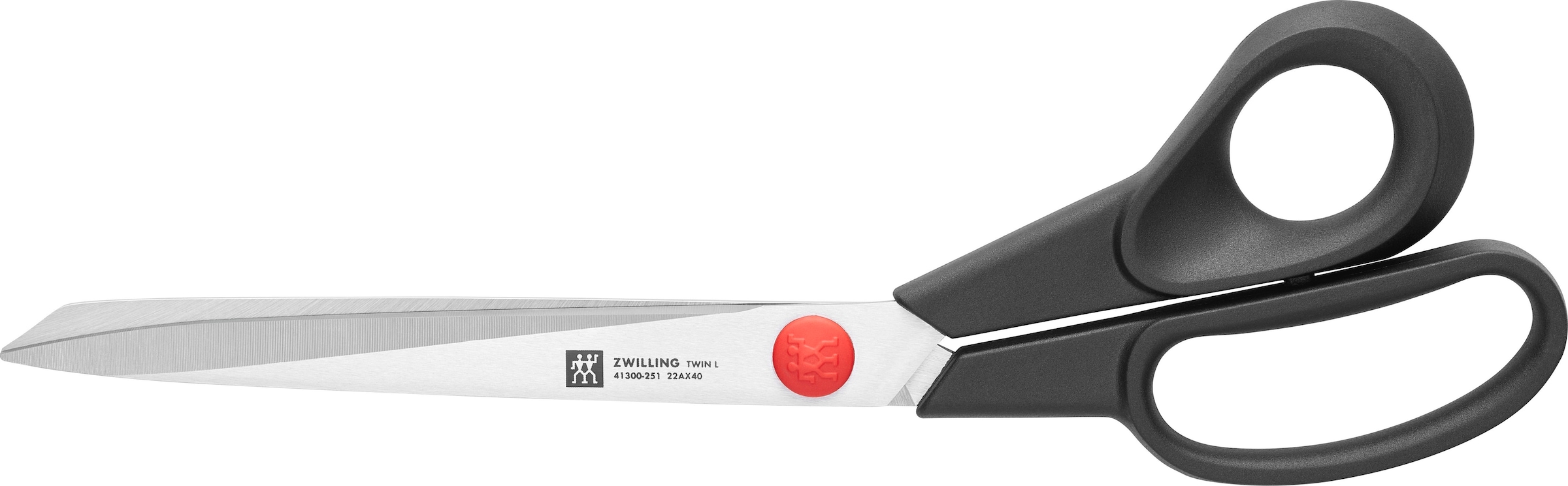 Zwilling Stoffscheren »TWIN L«, (1 tlg.), Rostfreier Spezialstahl, Ergonomisch, 20 cm, schwarz