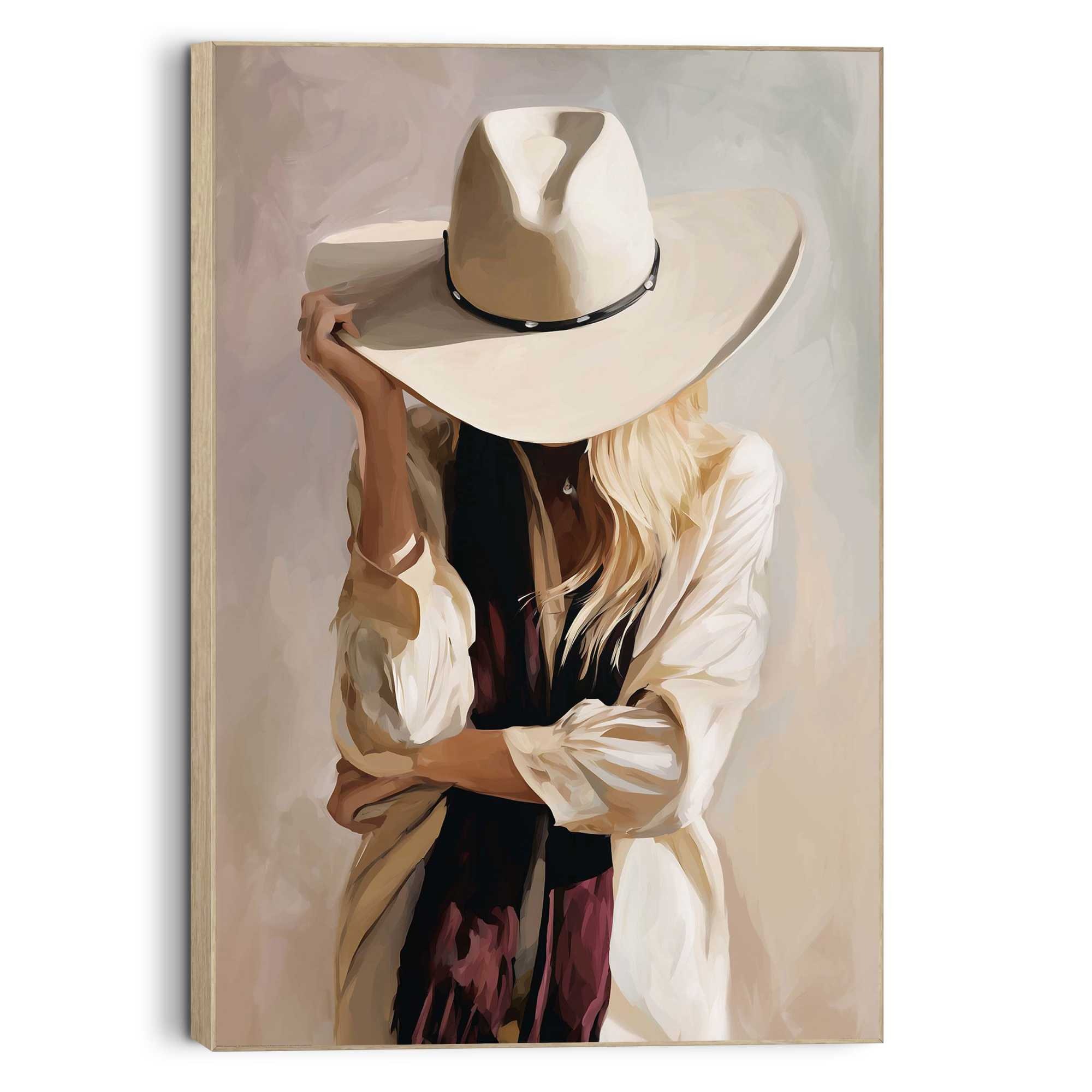 Reinders! Wandbild »Westliche Frau« Menschen 1 Stk. tlg. Schlafzimmer - Braun - MDF - Frauen - 90x60 cm