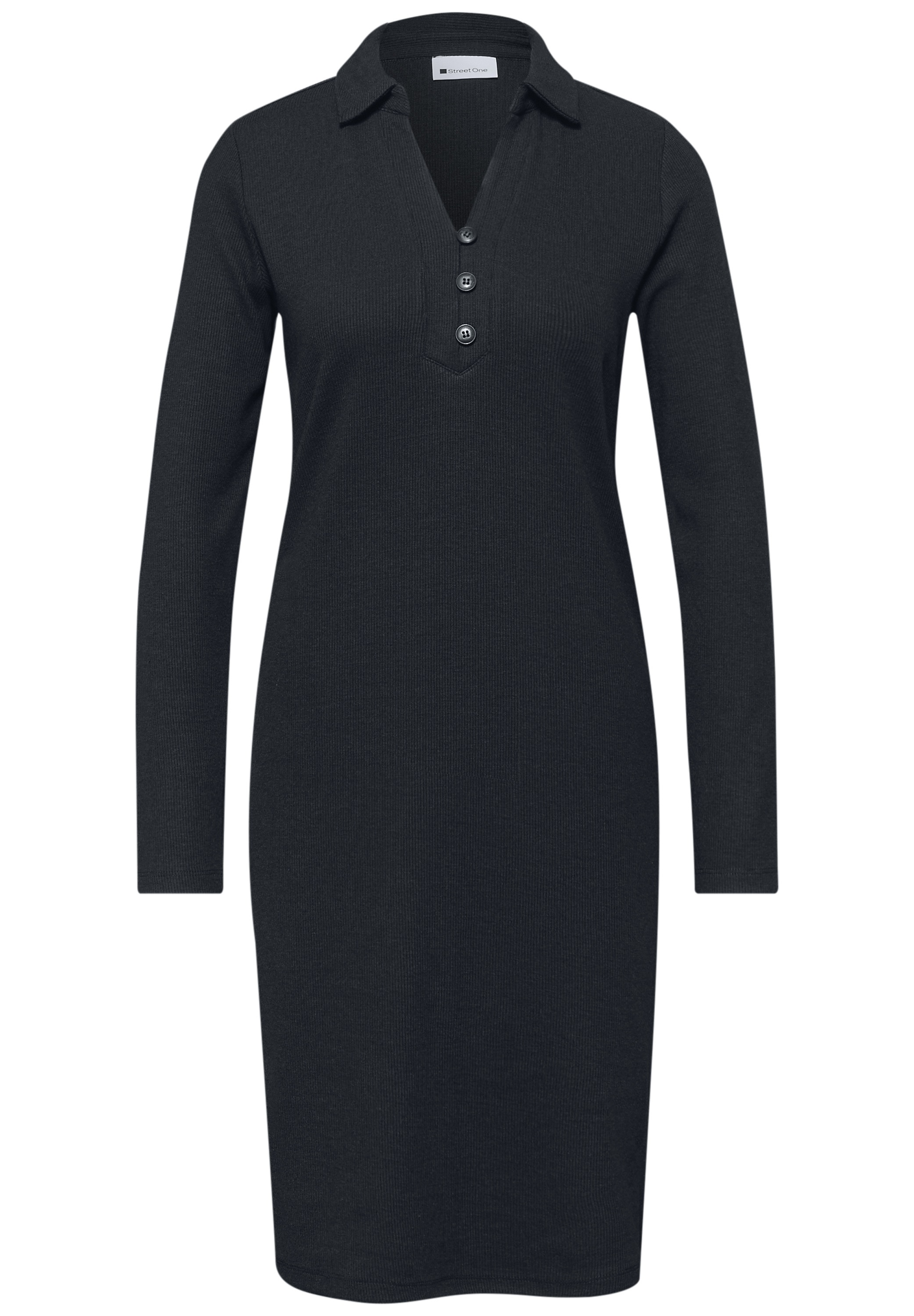 STREET ONE Jerseykleid Ohne Taschen in Unifarbe