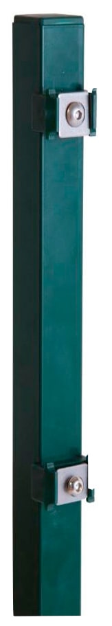 Peddy Shield Doppelstabmattenzaun, 83 cm hoch, 15 Matten für 30 m Zaun, mit 16 Pfosten