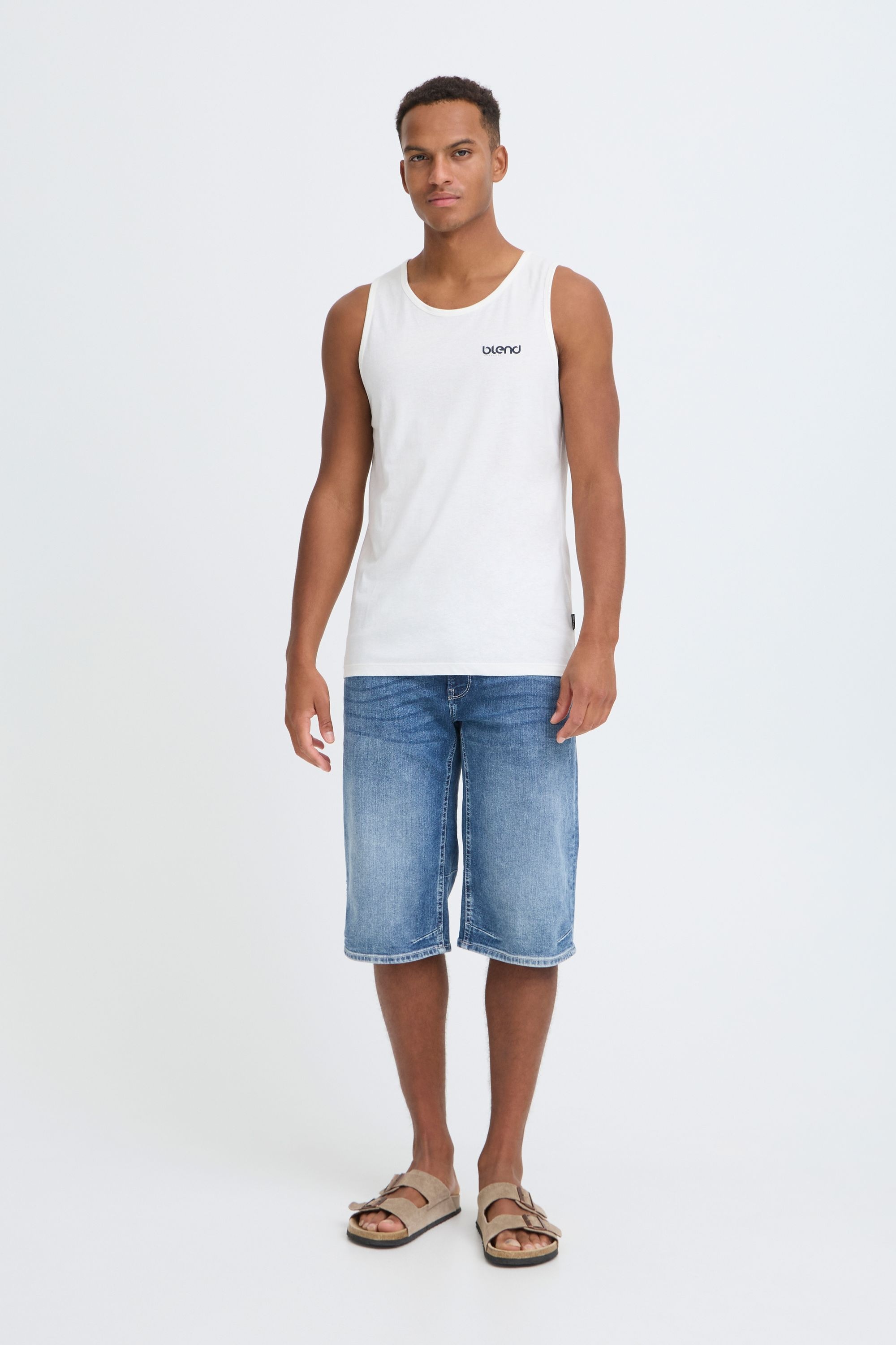 Thumbnail - Blend Tanktop "BHFlok" Lässiges Tanktop mit Logo