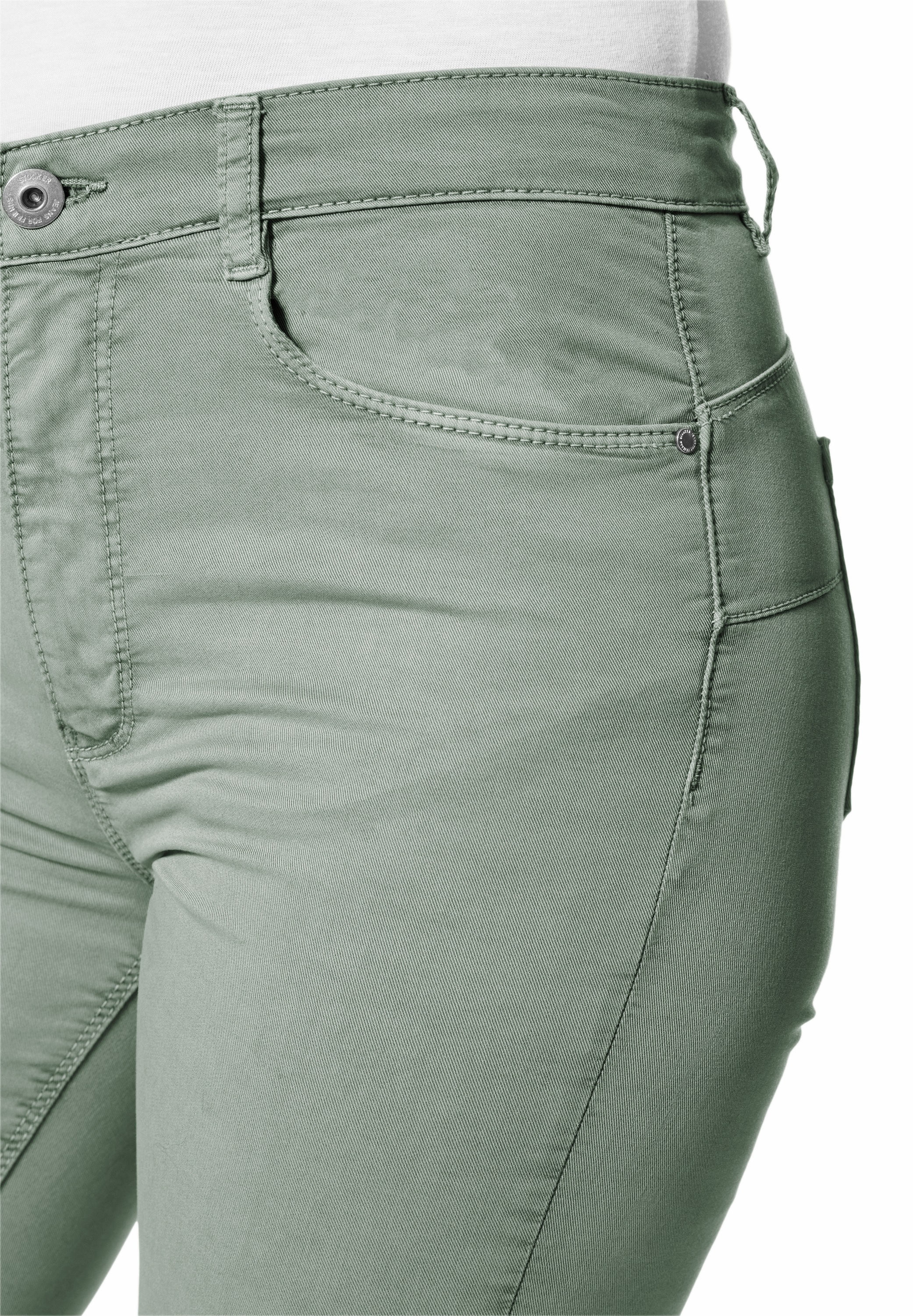 STOOKER WOMEN 5-Pocket-Jeans »Capri Colour Skinny Fit«, Skinny Fit Casual Clean Wash Denim Jeans Magic Shape Effekt für Damen