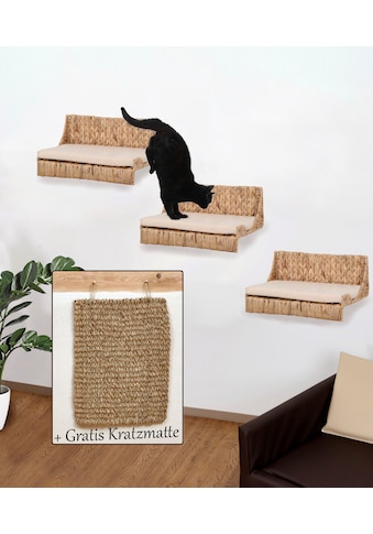 ABUKI Katzen-Wandregal »Fenja« LxBxH: 40x25x...