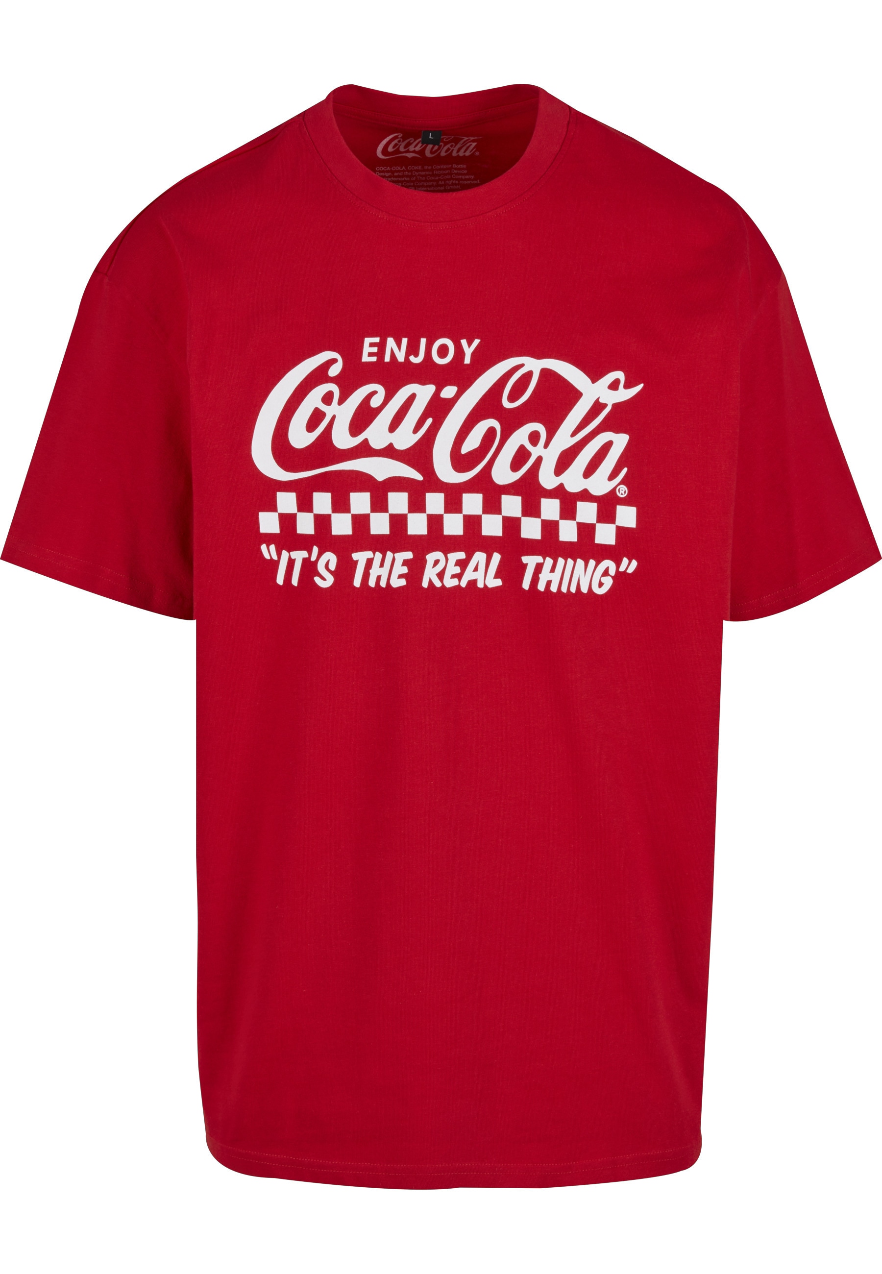Merchcode T-Shirt "Merchcode Coca Cola Enjoy Coke Oversize Tee" 1 Stk. günstig online kaufen