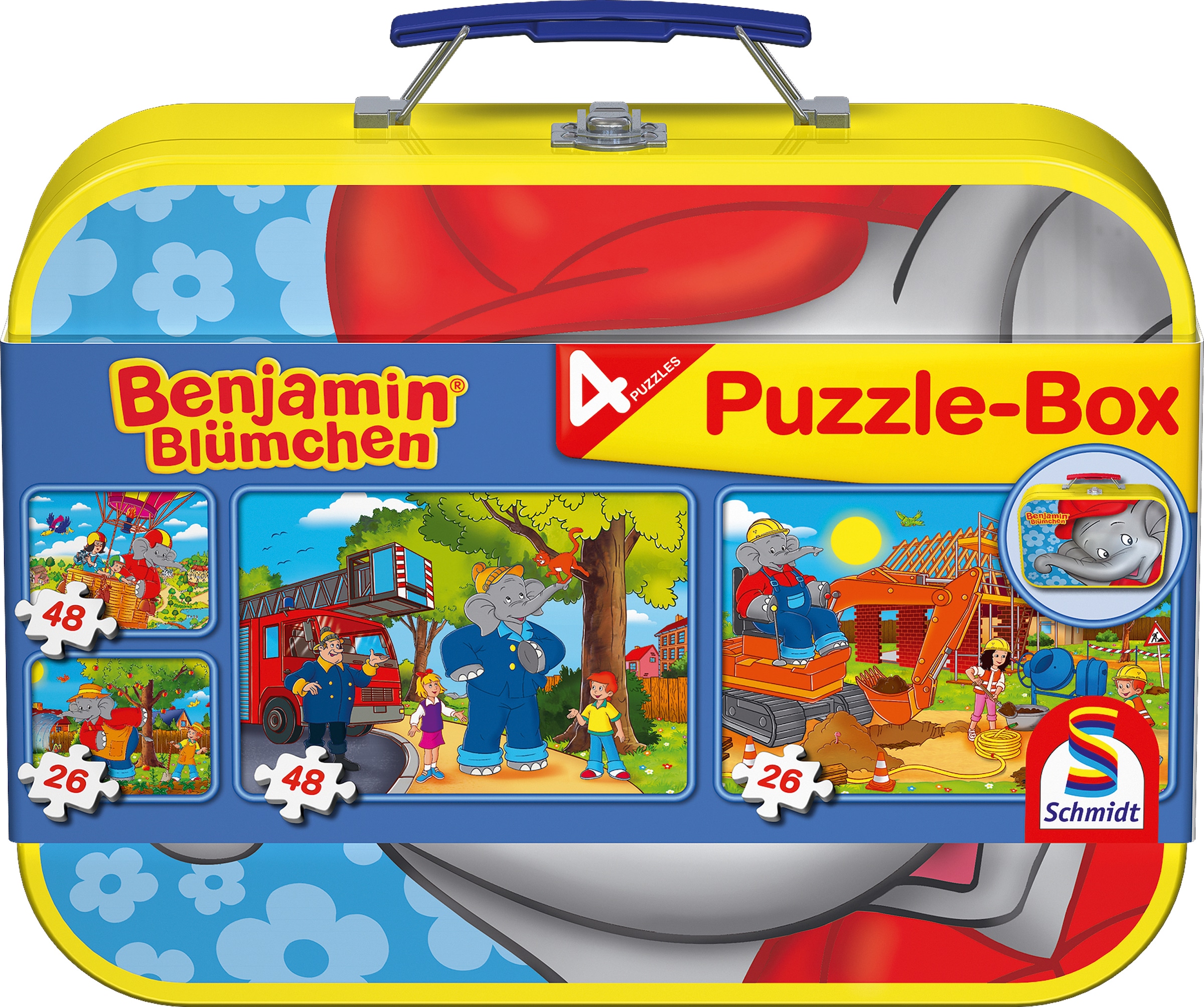 Puzzle »Puzzlebox im Metallkoffer, Benjamin Blümchen®«