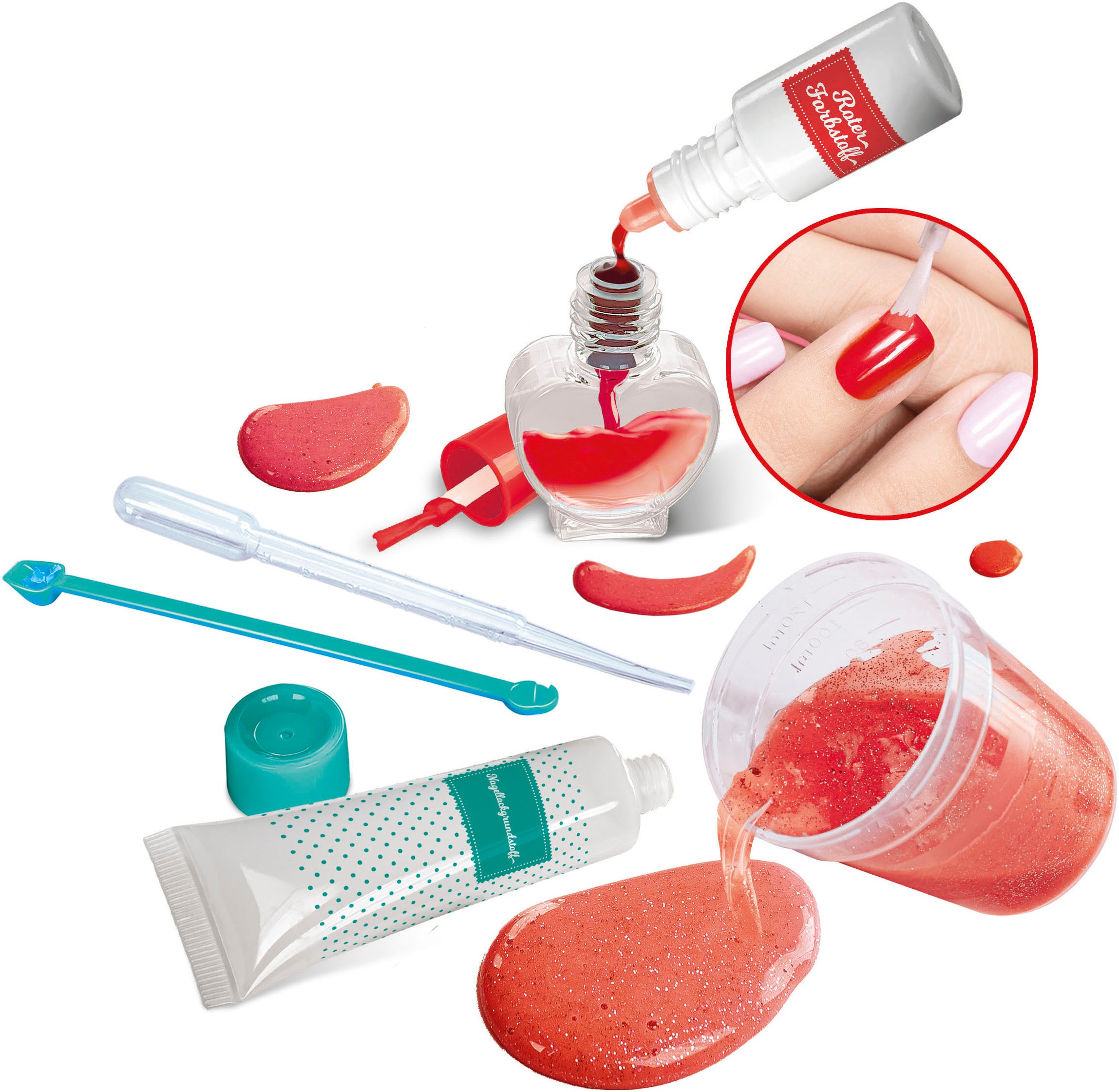 Clementoni® Kreativset »Galileo Lab, Nagelpflege-Labor Mini-Set«