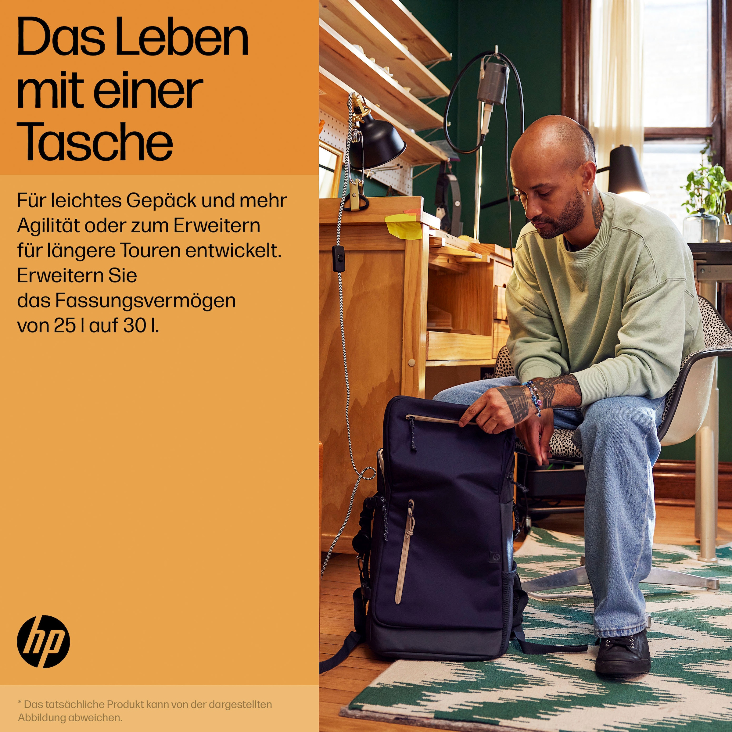 HP Notebook-Rucksack »Travel 18 Liter 15,6 Zoll Laptop«