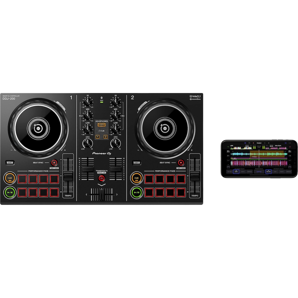 Pioneer DJ DJ-CD-Player »DDJ-200«, CD-Bluetooth, USB-Audiowiedergabe