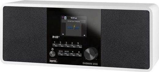 IMPERIAL by TELESTAR Digitalradio (DAB+) »DABMAN i200«, (LAN (Ethernet)-WLAN Digitalradio (DAB+)-FM-Tuner-UKW mit RDS-Internetradio 20 W)