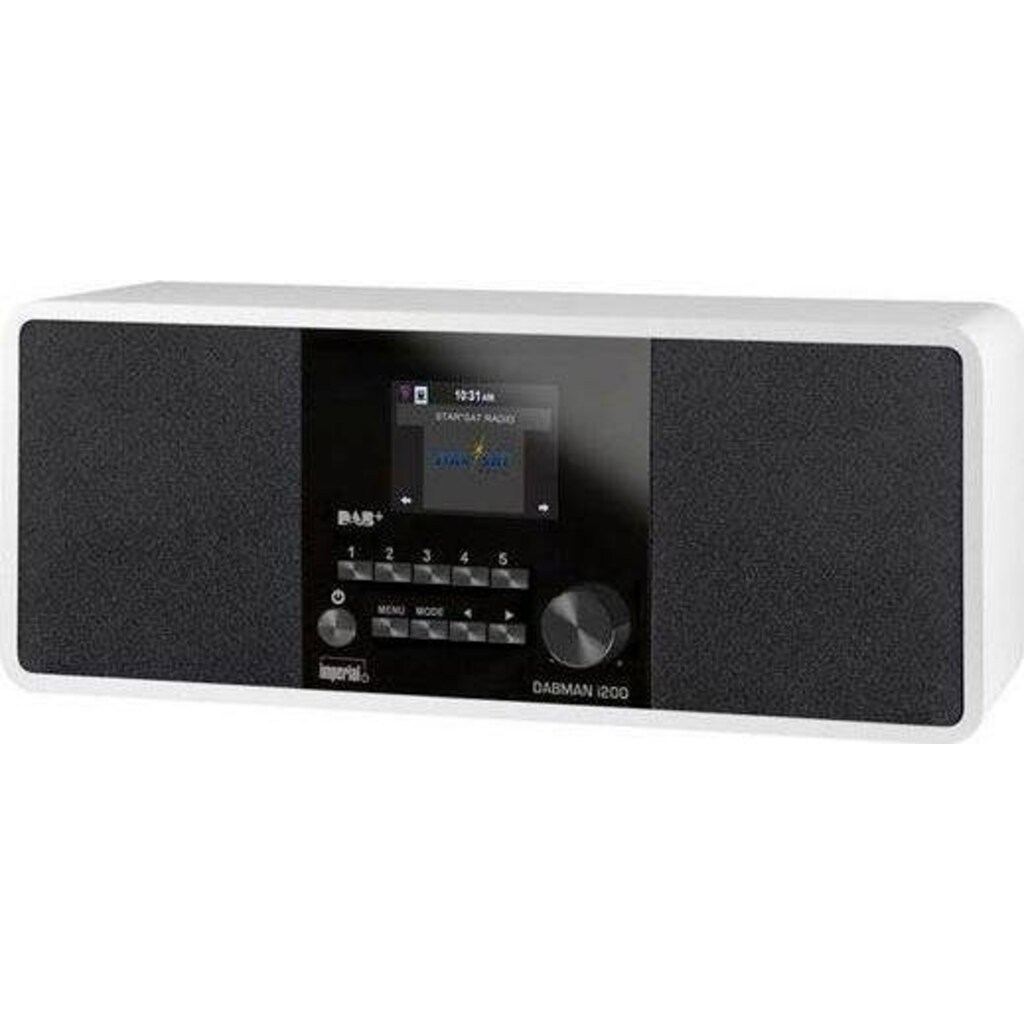 IMPERIAL by TELESTAR Digitalradio (DAB+) »DABMAN i200«, (LAN (Ethernet)-WLAN Digitalradio (DAB+)-FM-Tuner-UKW mit RDS-Internetradio 20 W)