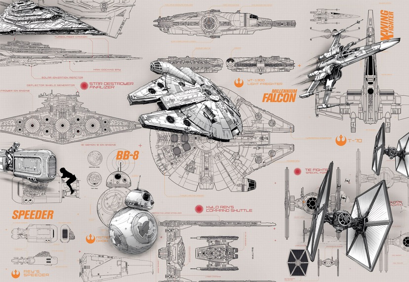 Komar Vliestapete (Breite Mandalorian Blaster«, x The »Star cm per 500x250 Höhe) | Rechnung BAUR Wars