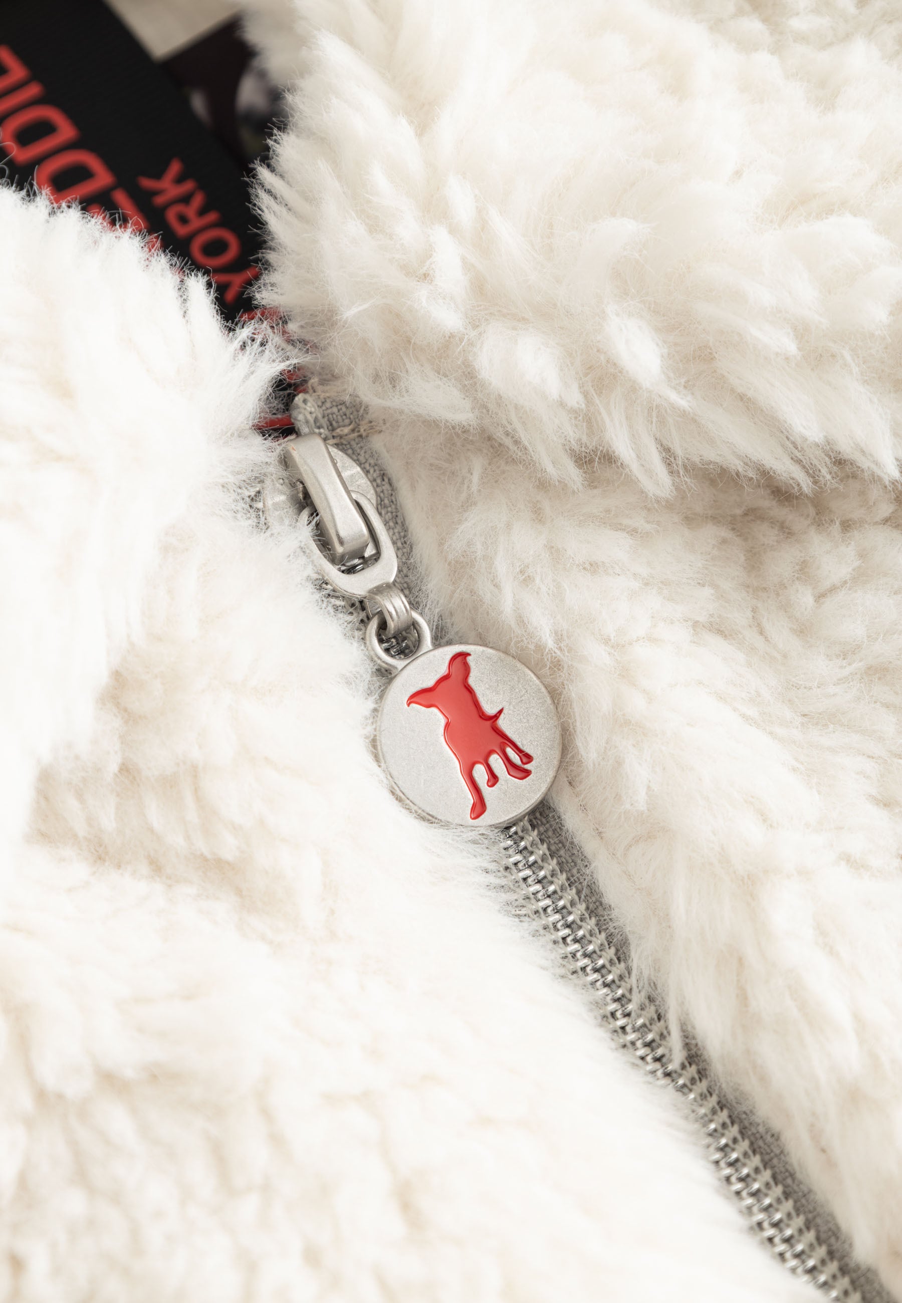 Frieda & Freddies Winterjacke »Frieda & Freddies Teddyjacke im Materialmix mit Wellensteppung«