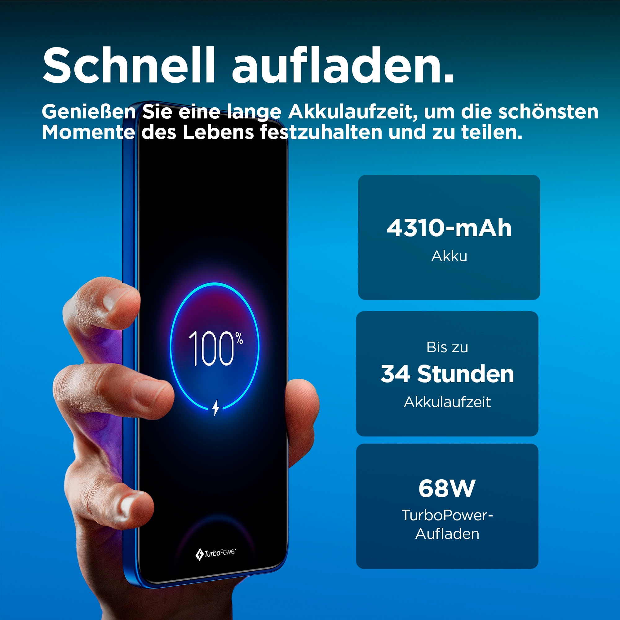 Motorola Smartphone »edge50 neo 256 GB«, PANTONE® Nautical Blue