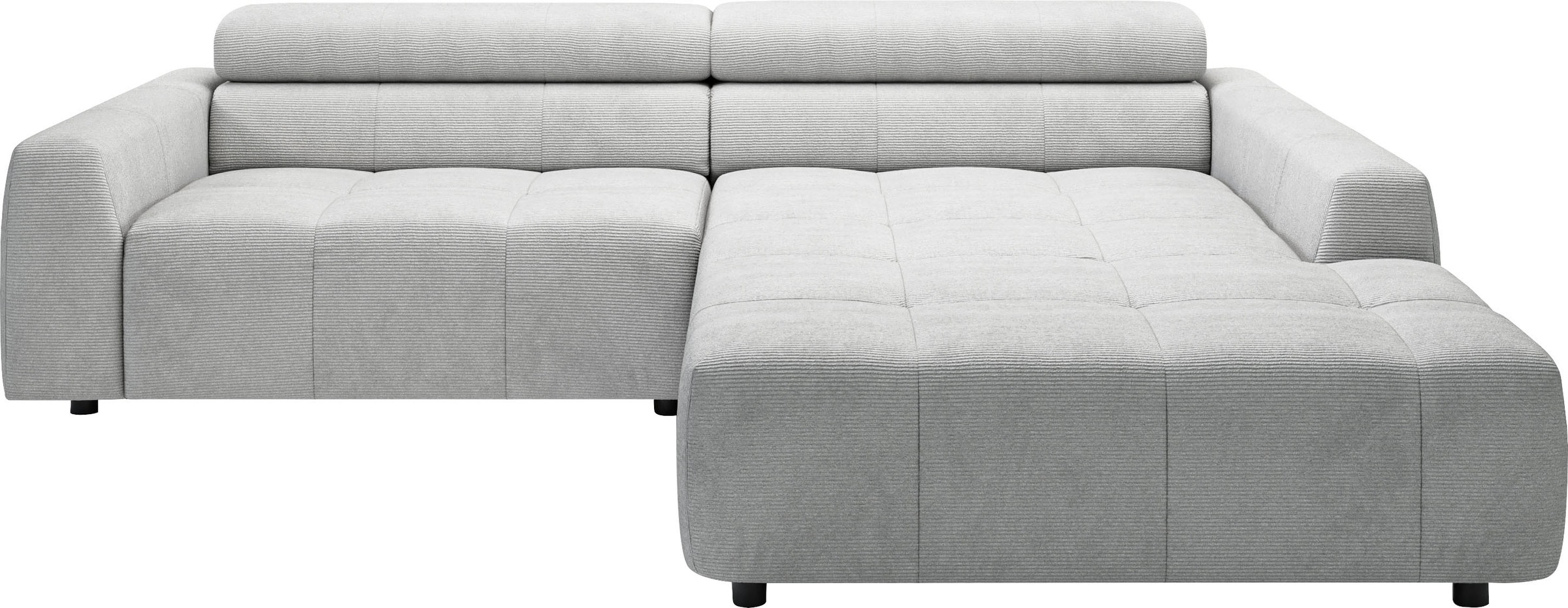 3C Candy Ecksofa "Denver auch mit Cord- und Easy care-Bezug, Kopfteilverste günstig online kaufen