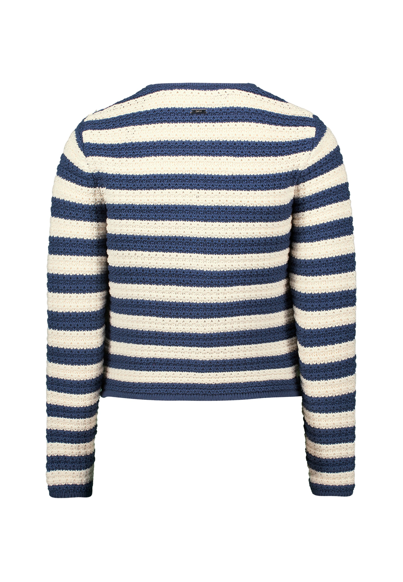 Zero Strickjacke »zero Strickjacke mit Streifen«, Knopfleiste