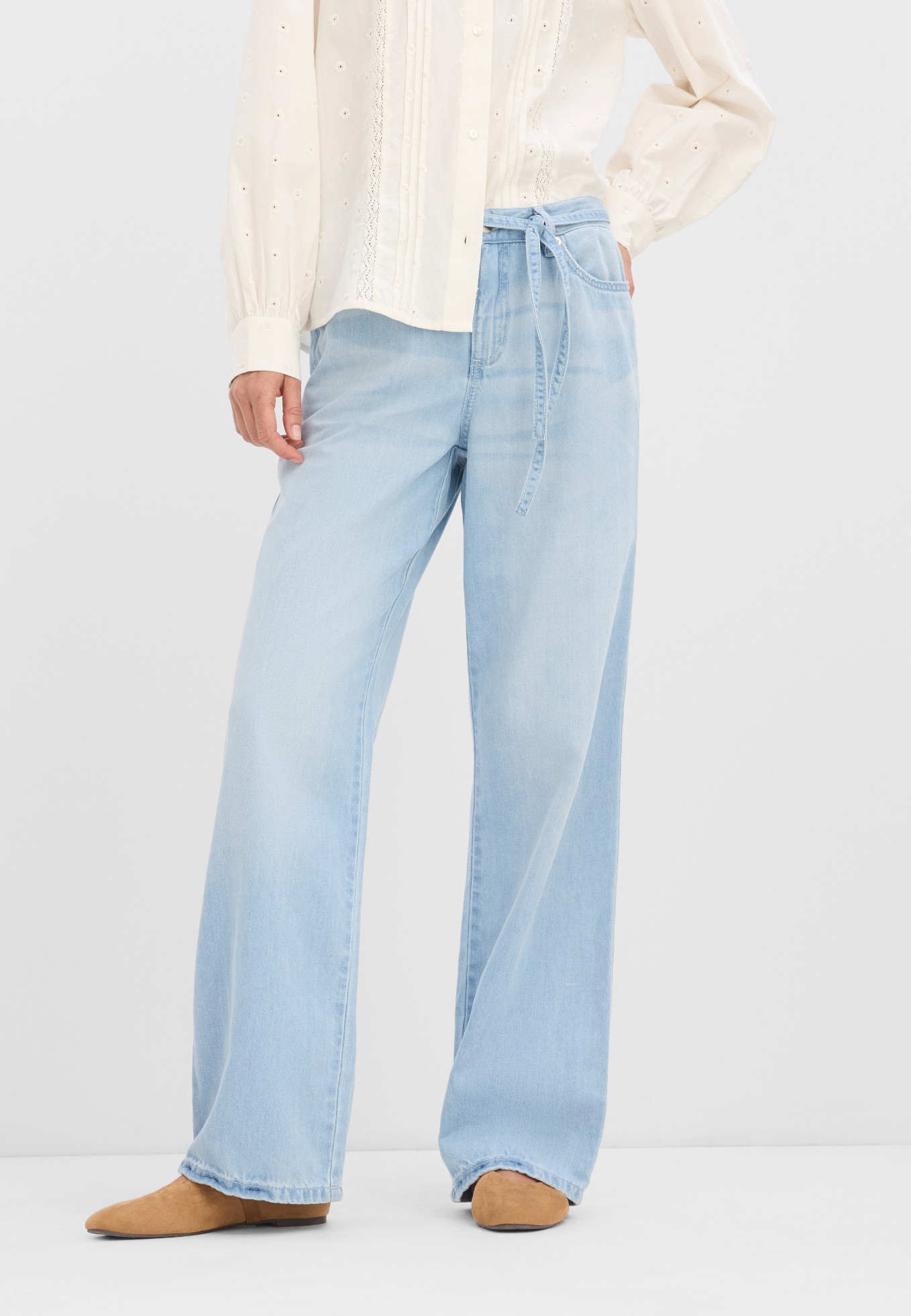 bonprix lockerer Loose Fit, low Stretch Denim, 5-Pocket-Design