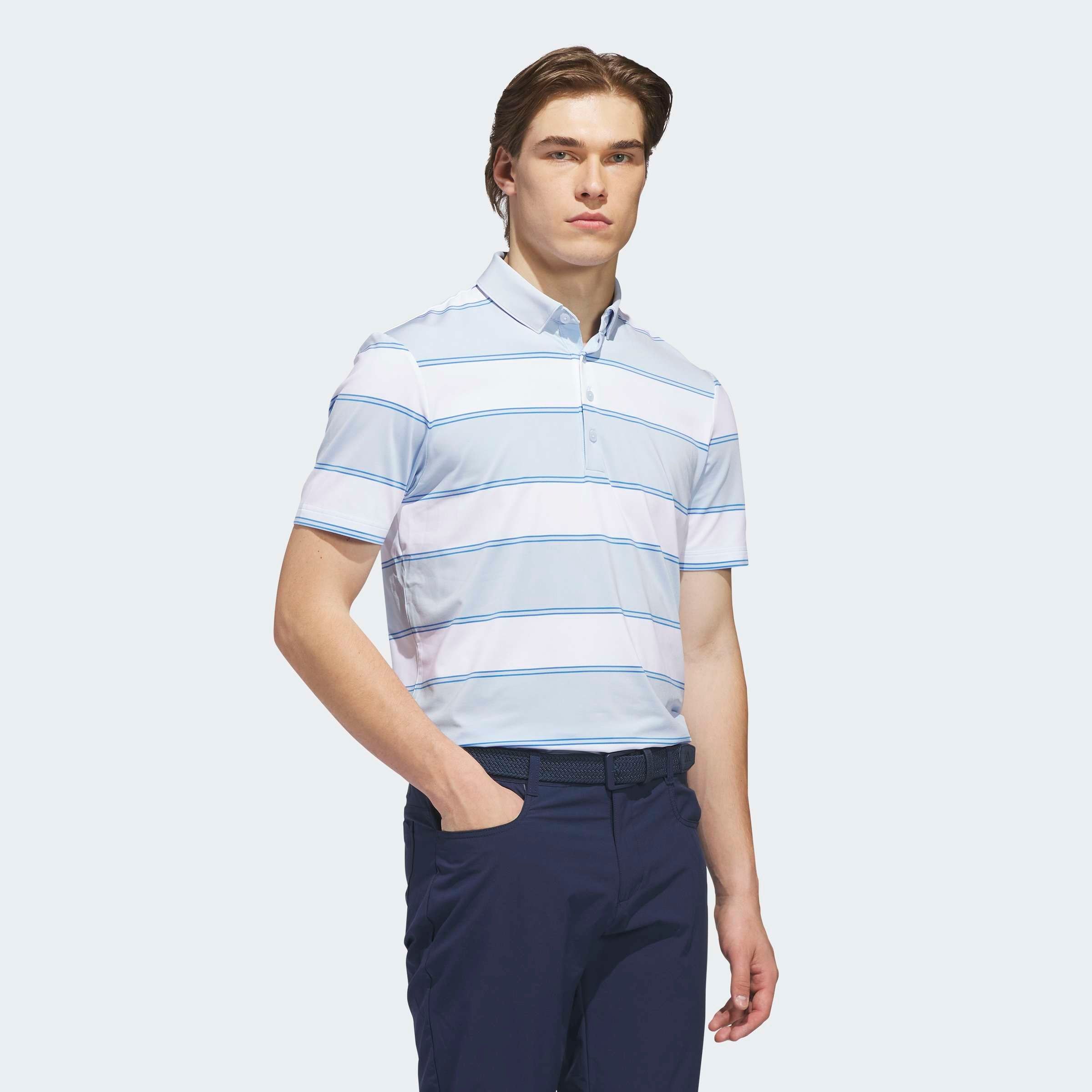adidas Performance Poloshirt "ULTIMATE365+ JUMBO STRIPE CLIMACOOL POLO" für Erwachsene, Kurzarm, mit climacool Technologie, aus Polyester