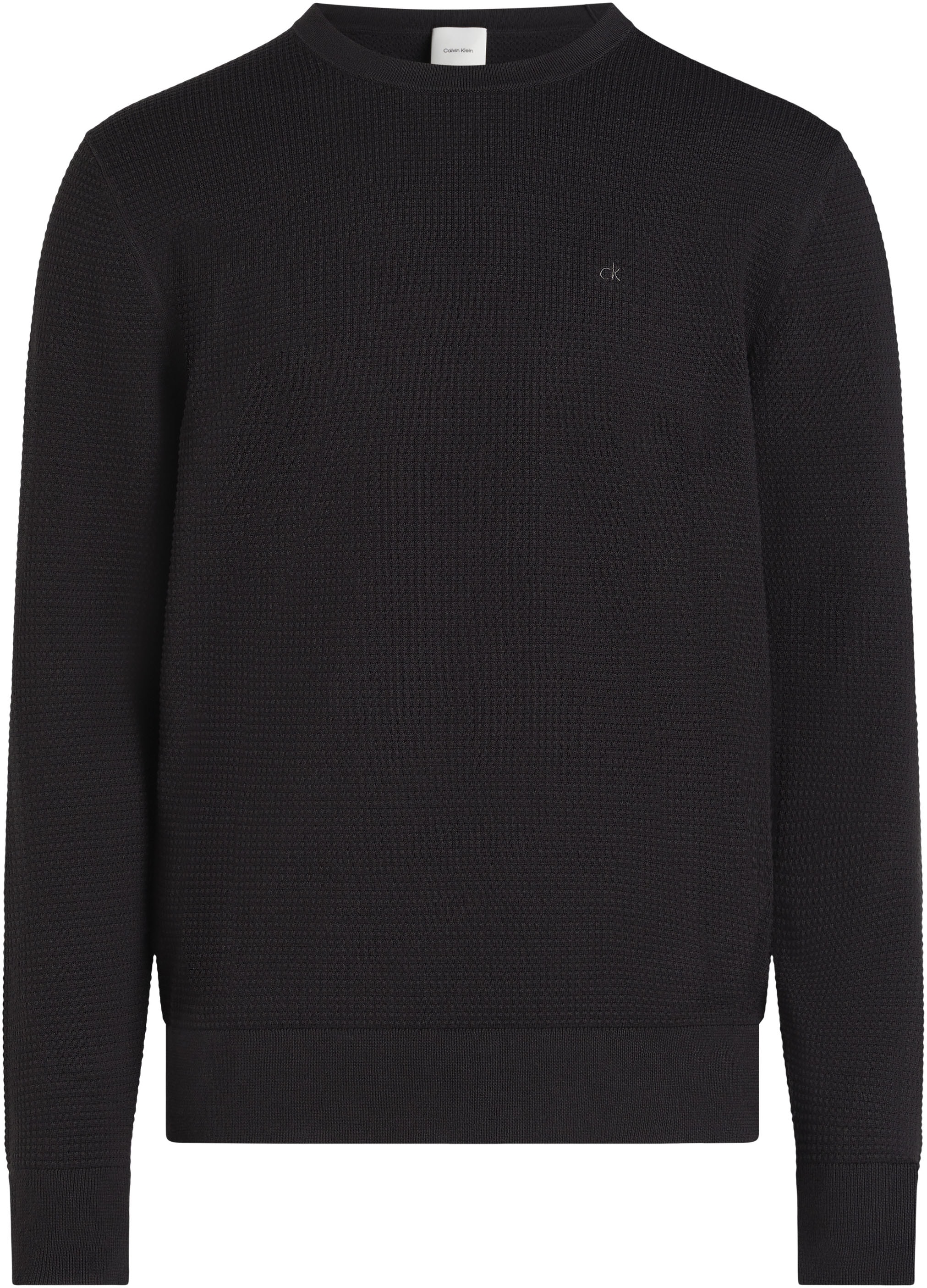 Calvin Klein Big&Tall Strickpullover BT_WAFFLE TEXTURE CN SWEATER in Großen günstig online kaufen