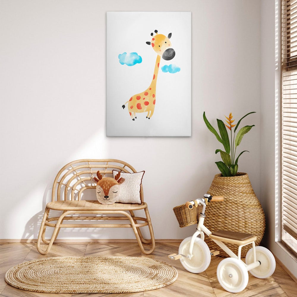 A.S. Création Leinwandbild "Elephant Lion Giraffe 3 - Wandbild Weiß Keilrah günstig online kaufen