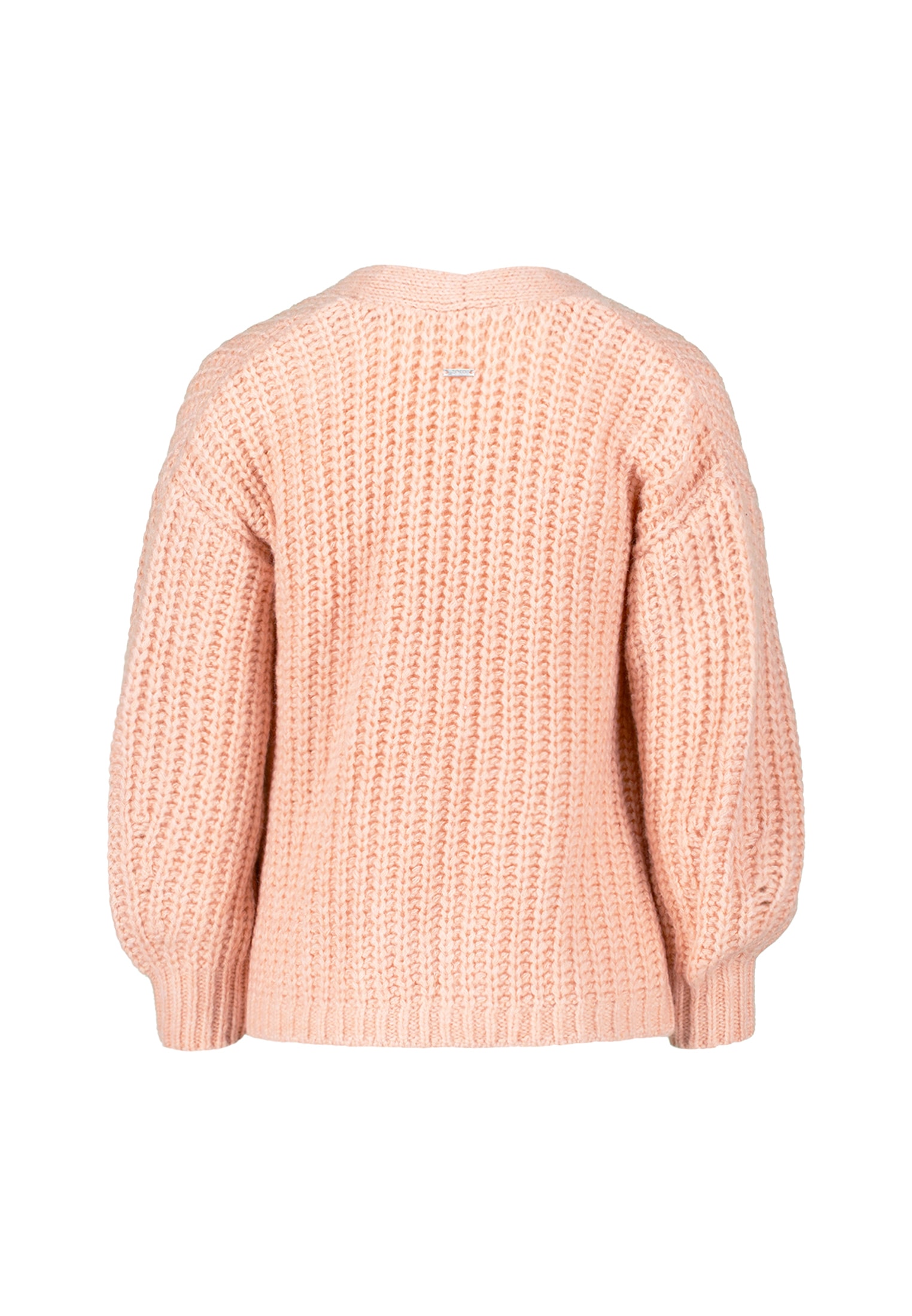 Zero Strickjacke »zero Damen Grobstrickjacke offener Style«, Plain/ohne Details