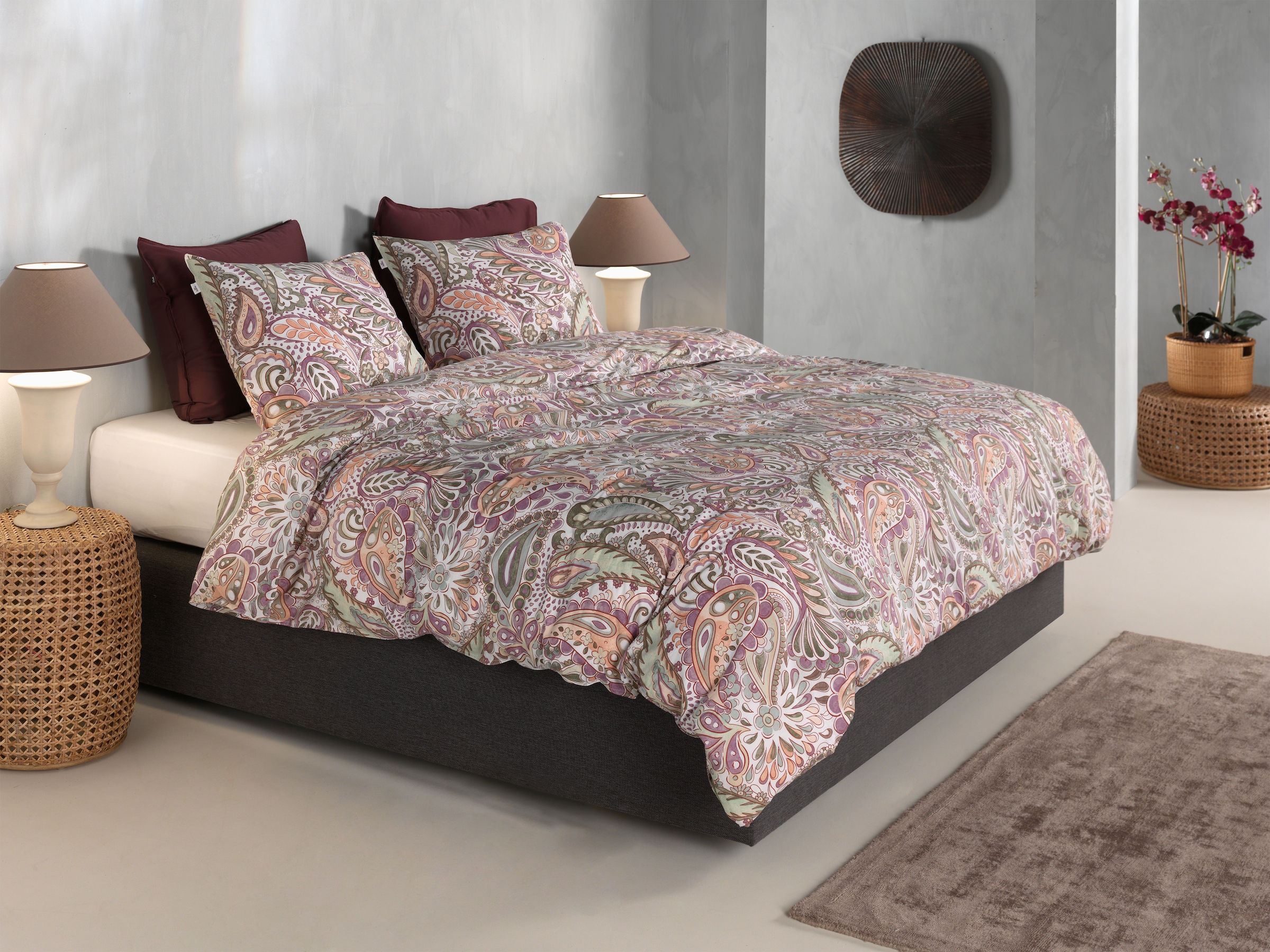 ZO HOME Bettwäsche »Zohome Bettwäsche Fe« 2 Bettwäsche aus 100% Baumwolle, hochwertige Renforcé, ab 135x200 cm.