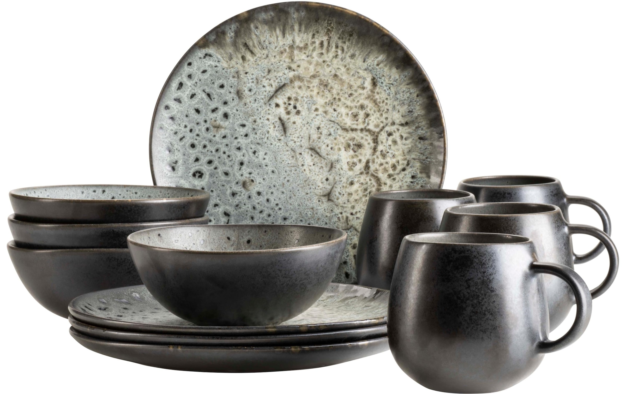 Maeser Frühstücks Set, Steinzeug Carellia Grau Größe 4 - Image 3