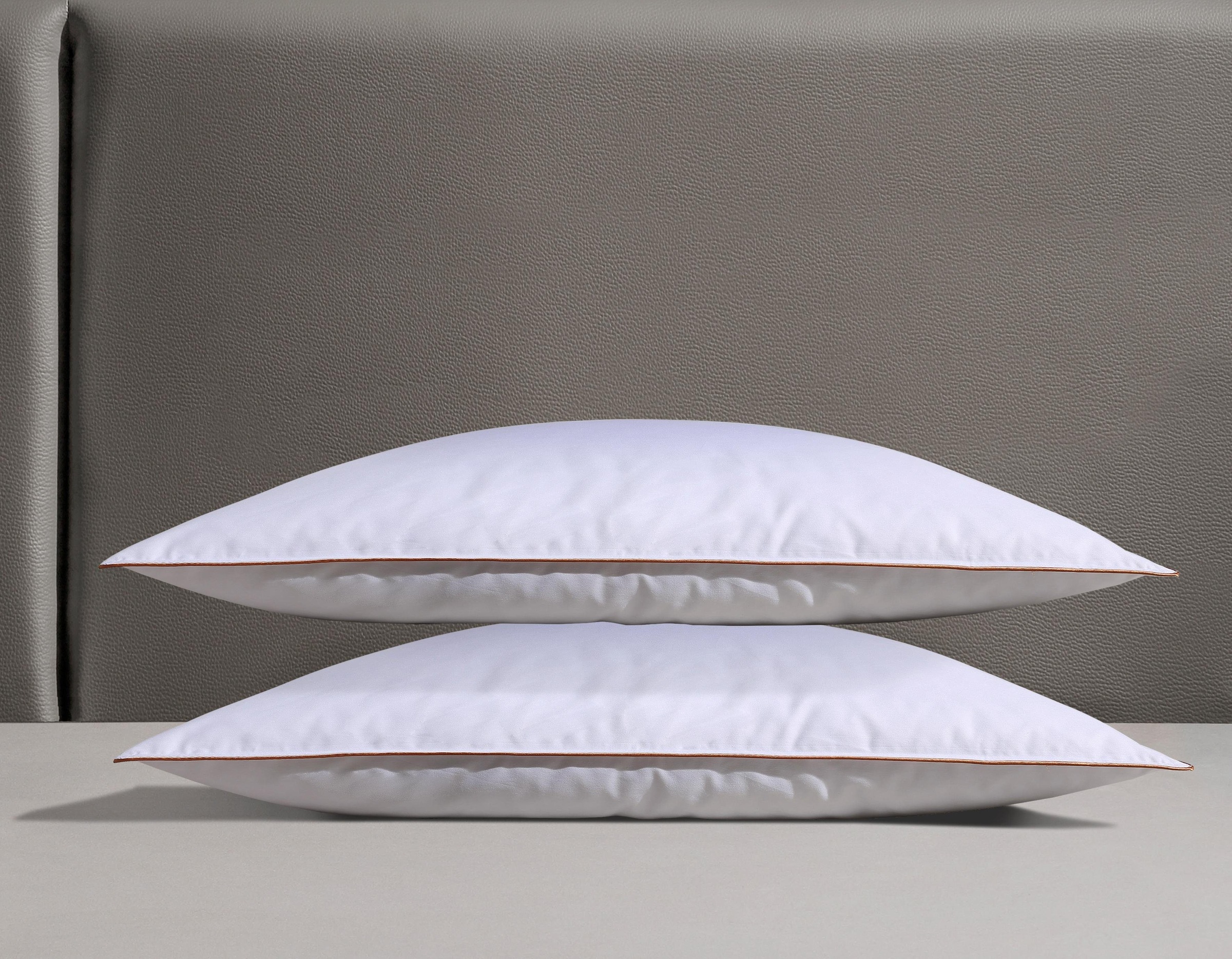 RIBECO Federkopfkissen "Ella" Füllung: Federn & Daunen Bezug: Baumwolle Spa günstig online kaufen