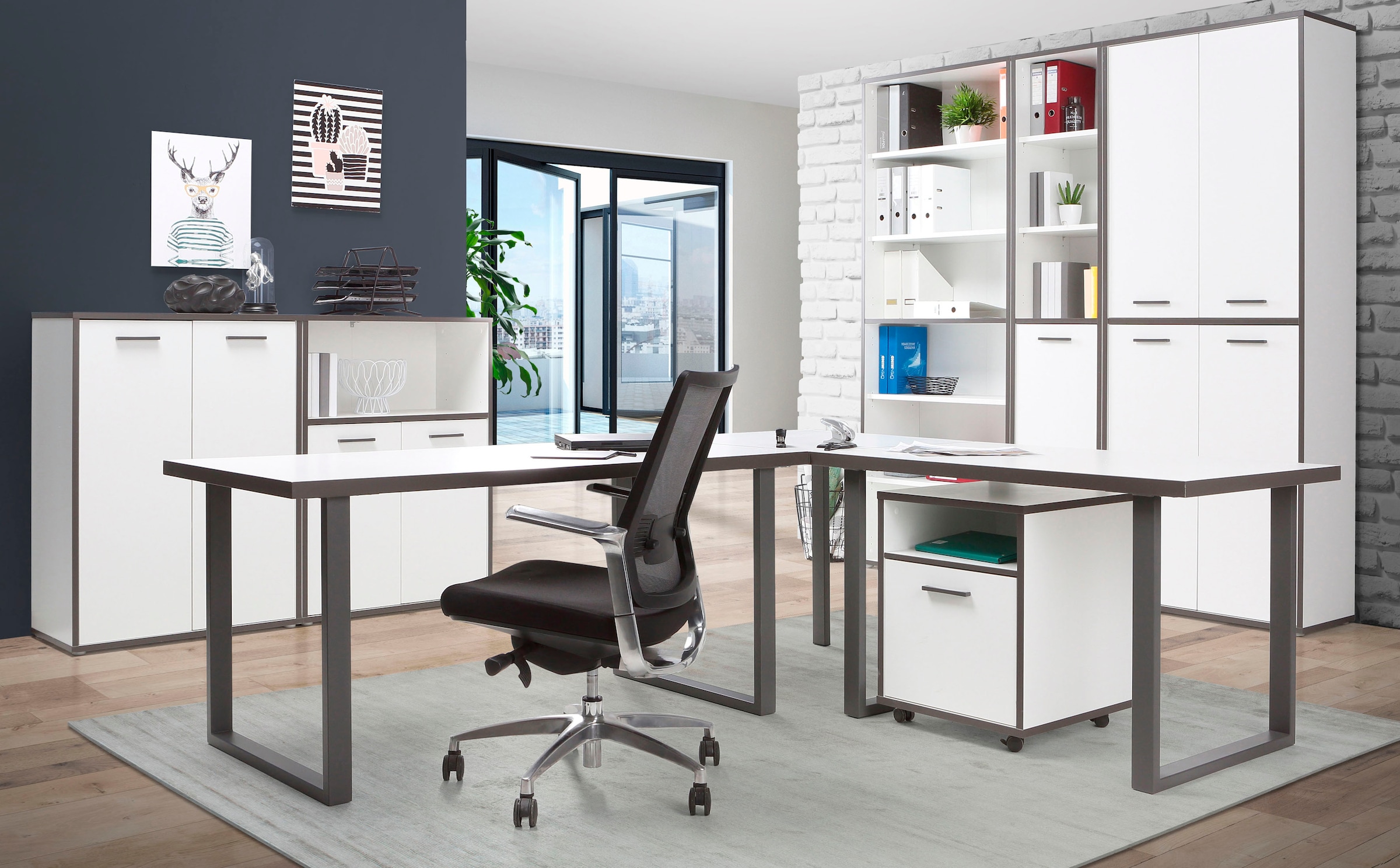 FORTE Schreibtisch »Keflav«, Breite 160 cm