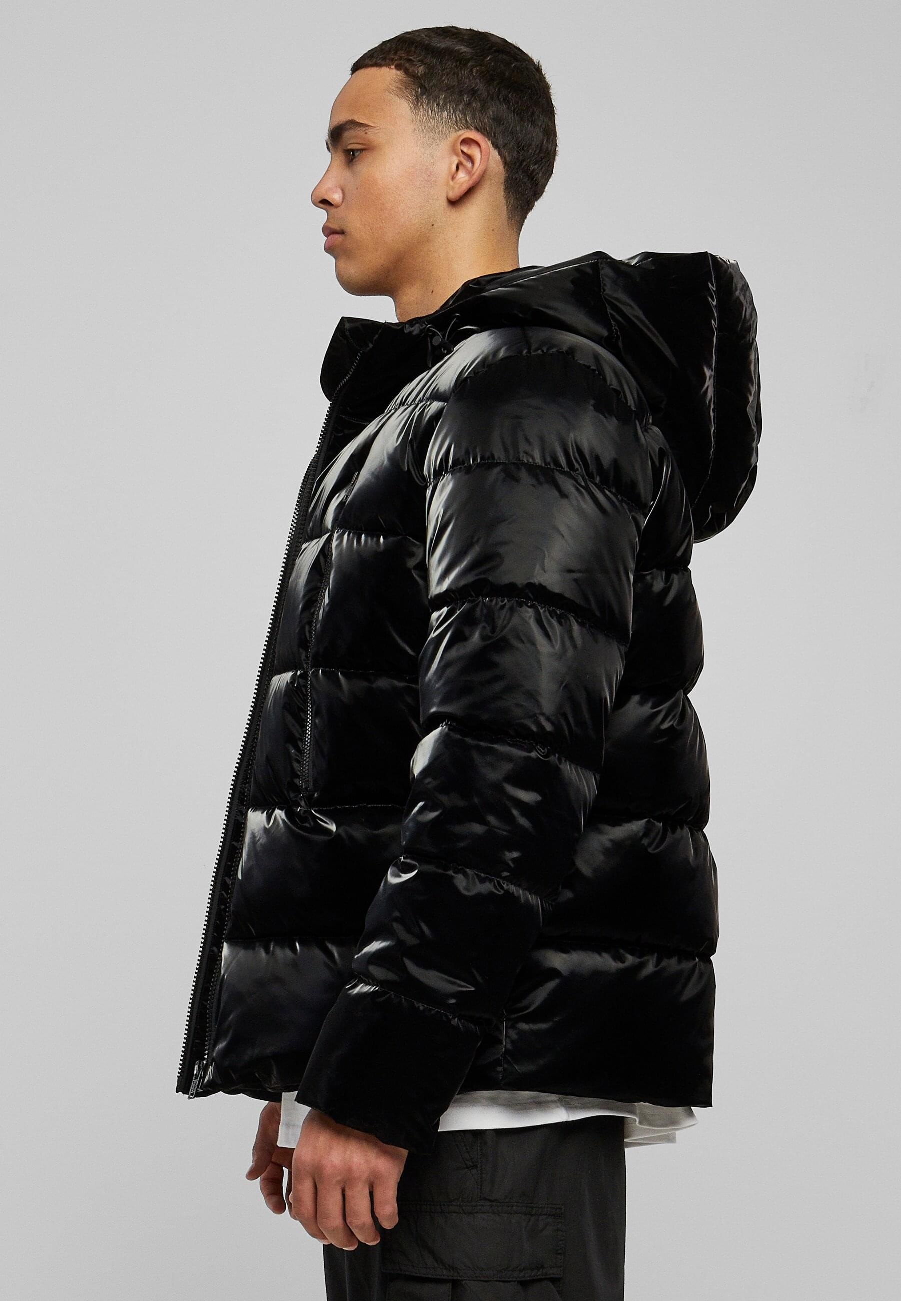 URBAN CLASSICS Allwetterjacke »Urban Classics Herren Shark Skin Puffer Jacket«, (1 St.), mit Kapuze