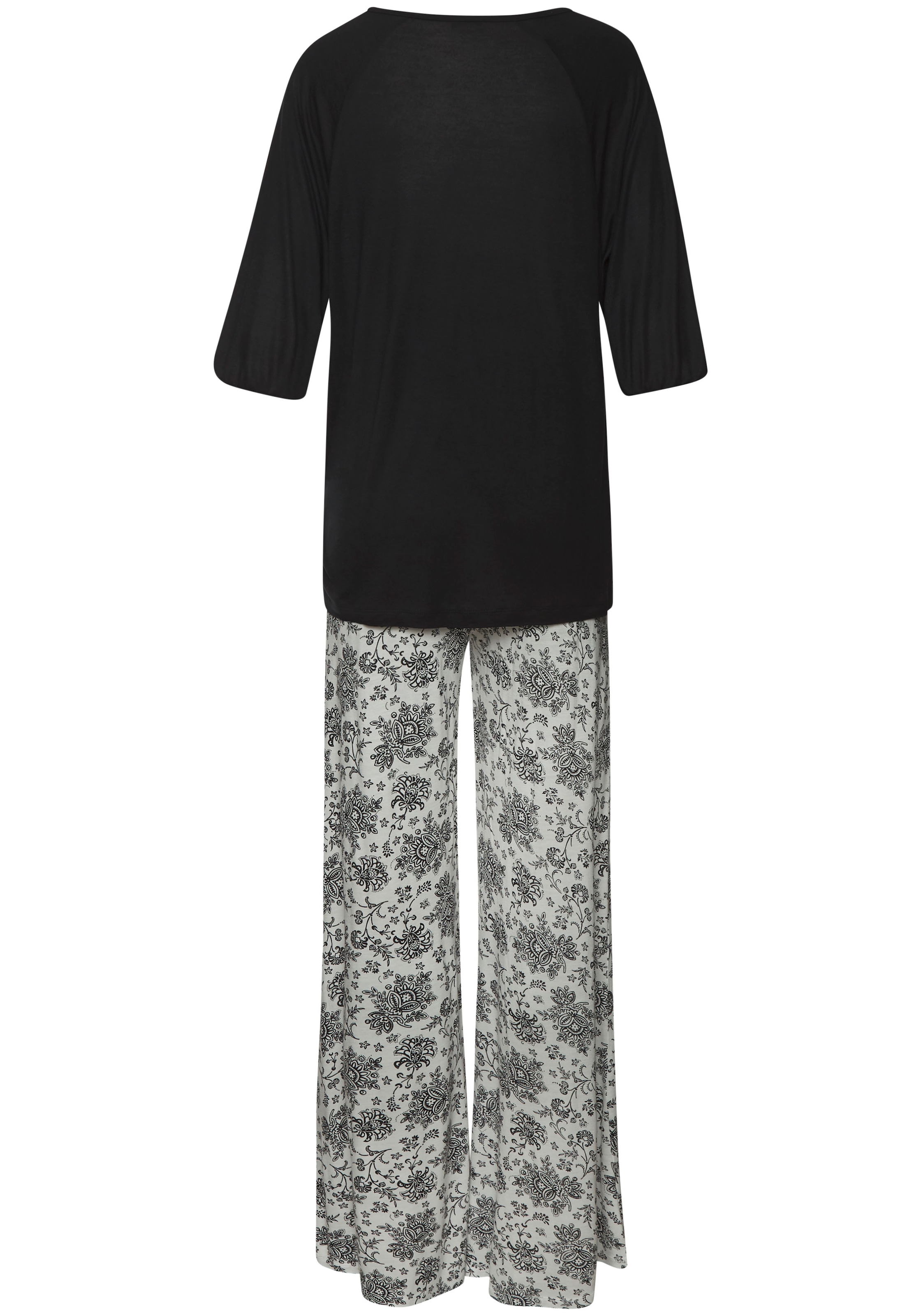 Vivance Dreams Pyjama, (2 tlg.), mit Paisleymuster