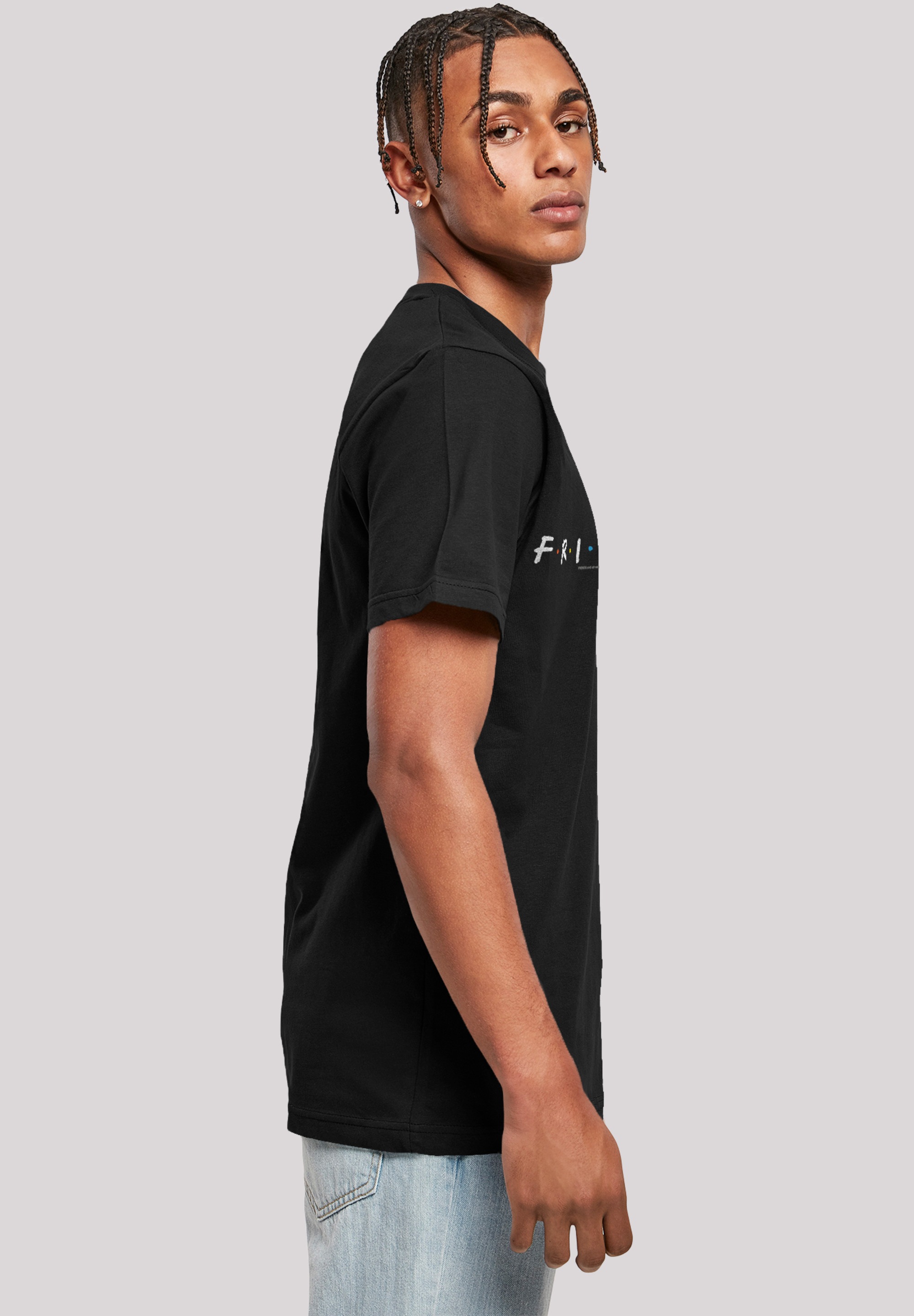 F4NT4STIC T-Shirt »FRIENDS TV Serie Text Logo«, Herren,Premium Merch,Regular-Fit,Basic,Bedruckt