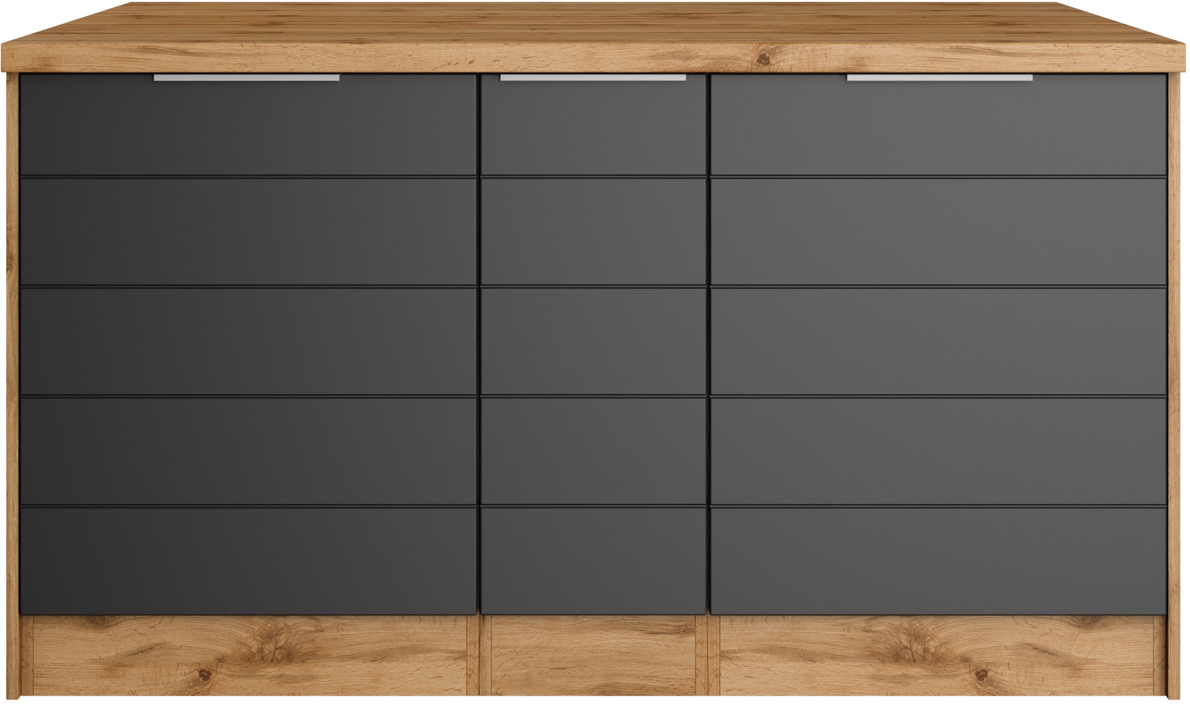 KOCHSTATION Kücheninsel »KS-Luhe, Breite 153 cm, mit Flaschenregal«, MDF-Fronten, Arbeitsplatte 38mm stark