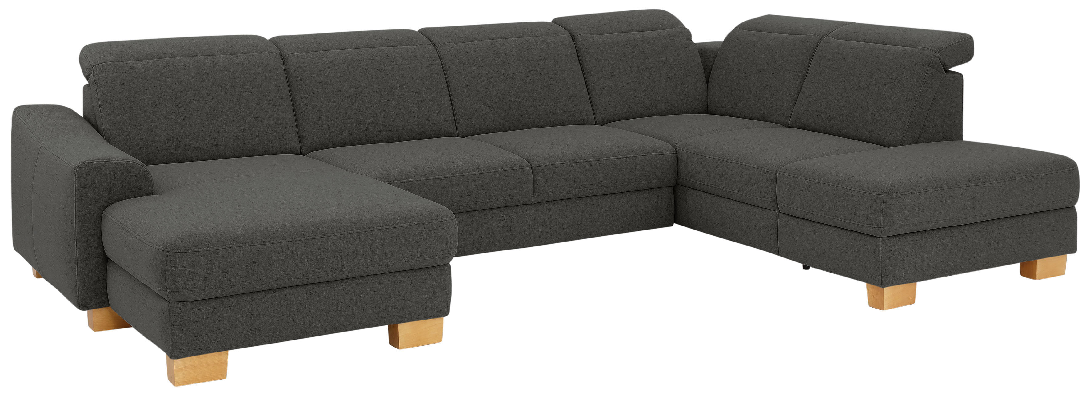 Thumbnail - Home affaire Wohnlandschaft "Dundee U-Form", wahlweise mit Kopfteilverstellung und zusätzlich mit Bettfunktion