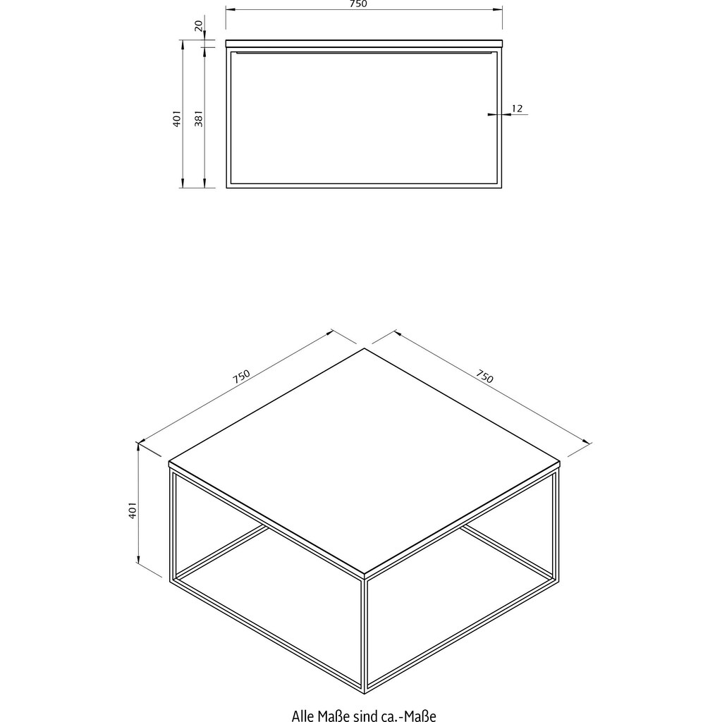 TemaHome Couchtisch »Gleam«