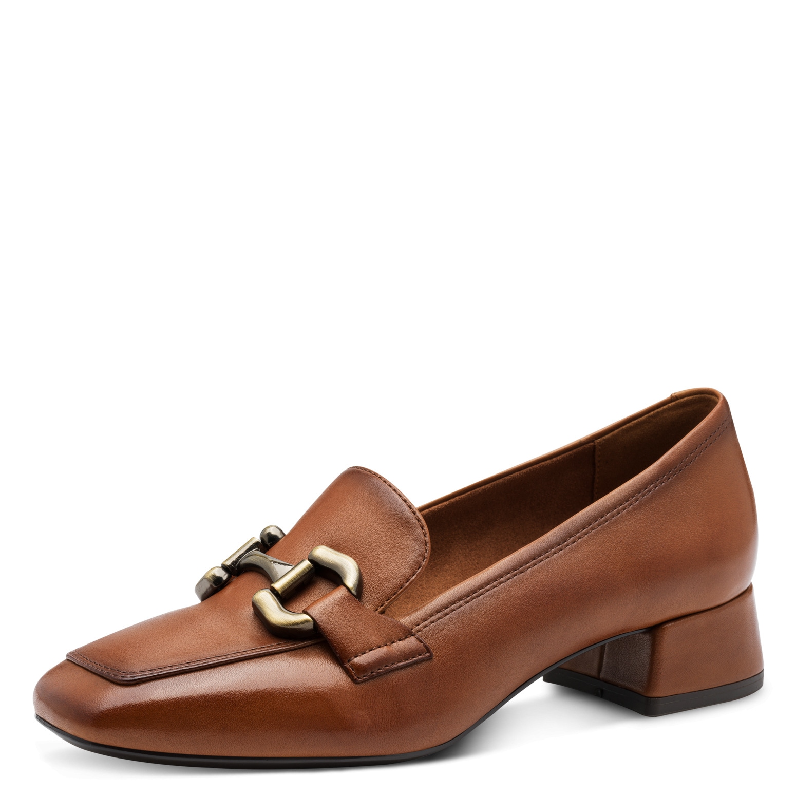 Tamaris Pumps, Blockabsatz, Slipper, Businessschuh mit Zierriegel, Schmucke günstig online kaufen
