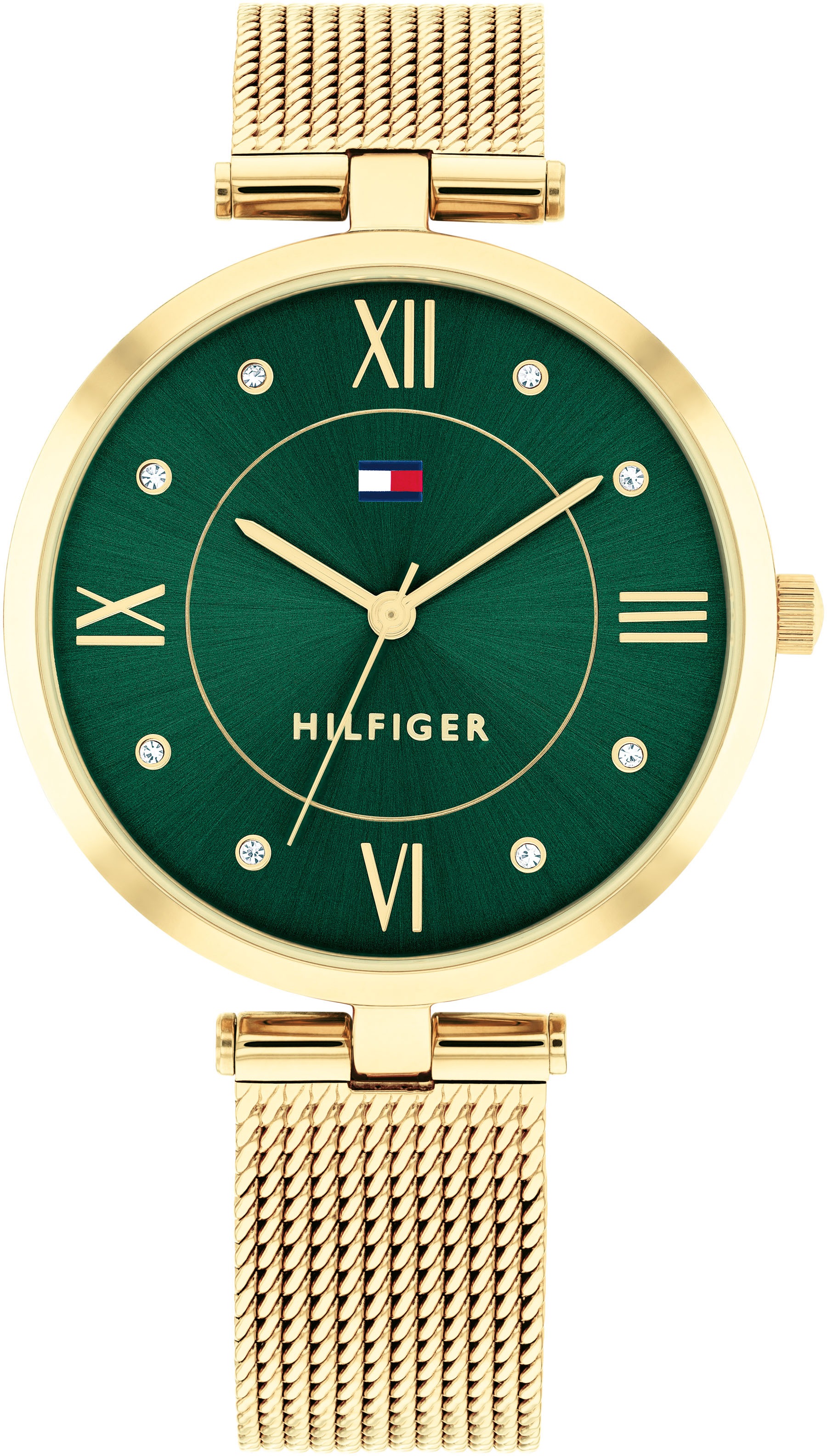 TOMMY HILFIGER Quarzuhr »ELLA« Armbanduhr Damenuhr Gl...