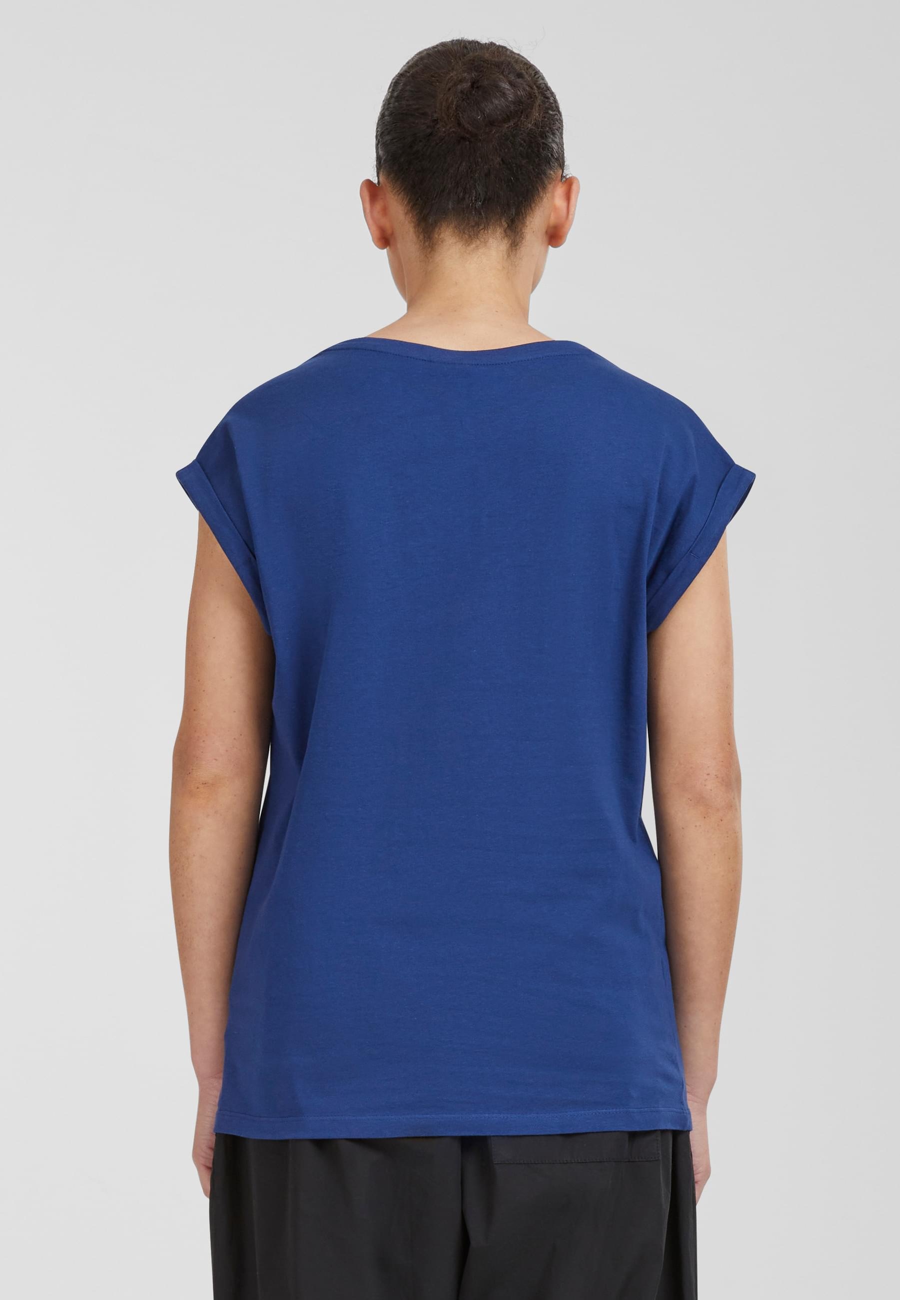 URBAN CLASSICS Kurzarmshirt »Urban Classics Damen Ladies Extended Shoulder Tee«, (1 tlg.)