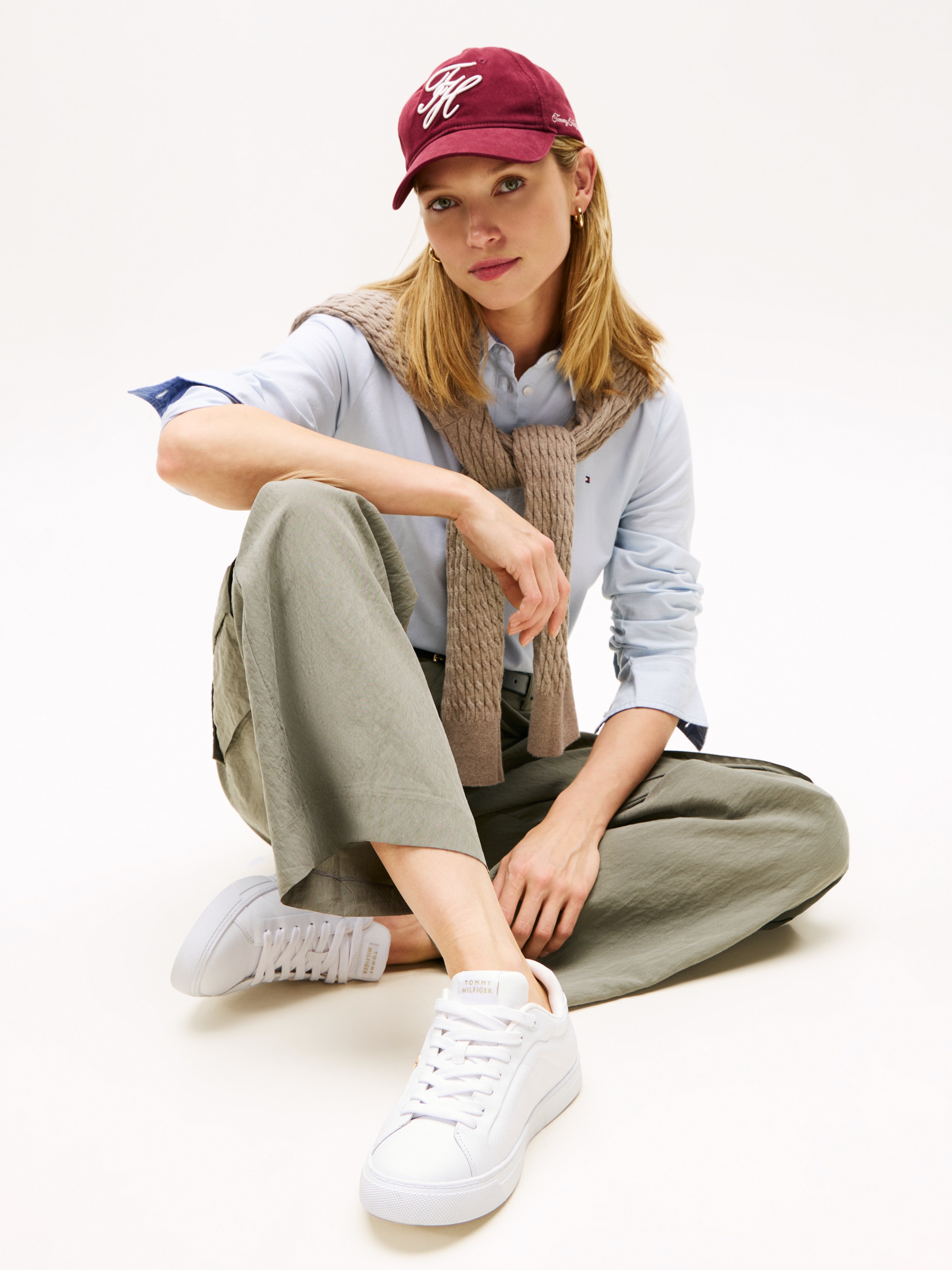 Tommy Hilfiger Plateausneaker "ICON COURT SNEAKER", Freizeitschuh, Halbschu günstig online kaufen