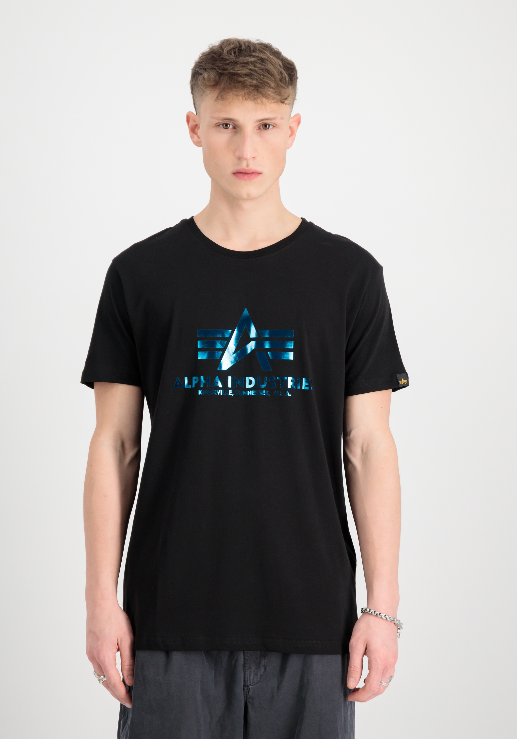 Alpha Industries T-Shirt »Basic T-Shirt BL Foil Print«