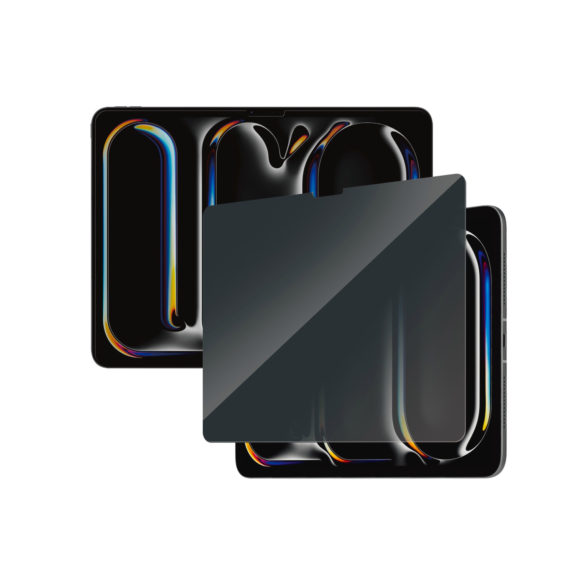 PanzerGlass Displayschutzglas »Ultra-Wide Fit Privacy Screen Protection«, für Apple iPad Air-Apple iPad Pro 13, Displayschutzfolie, Schutzfolie, Sichtschutz, kratz- & stoßfest