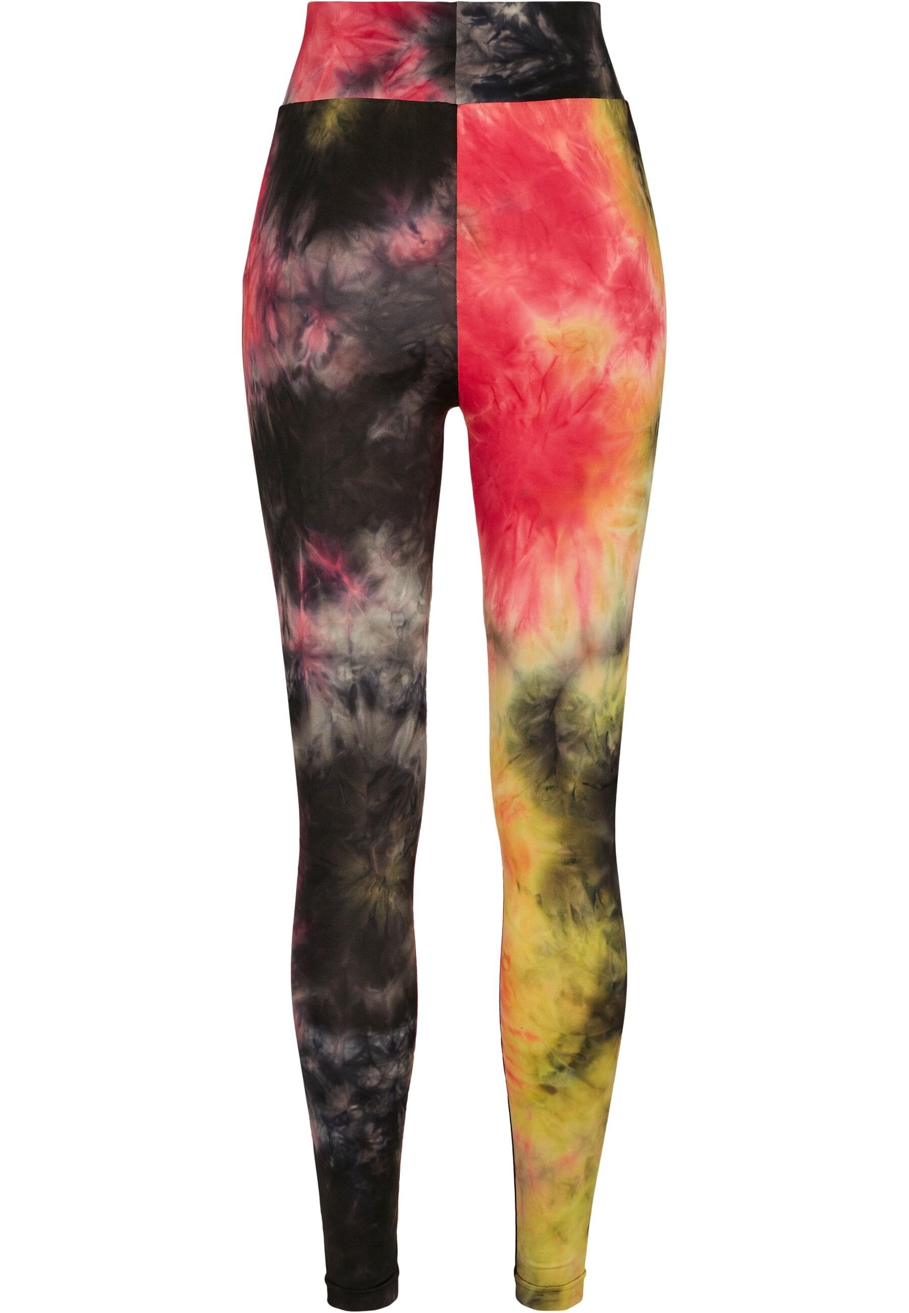 URBAN CLASSICS Leggings »Urban Classics Damen Ladies Tie Dye High Waist Leggings«, (1 tlg.)