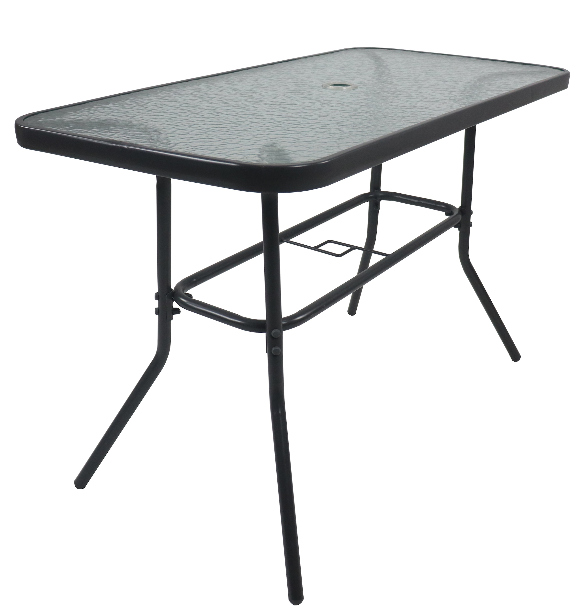 VCM Gartentisch »Glas Gartentisch Esstisch Balkontisch 110x55«