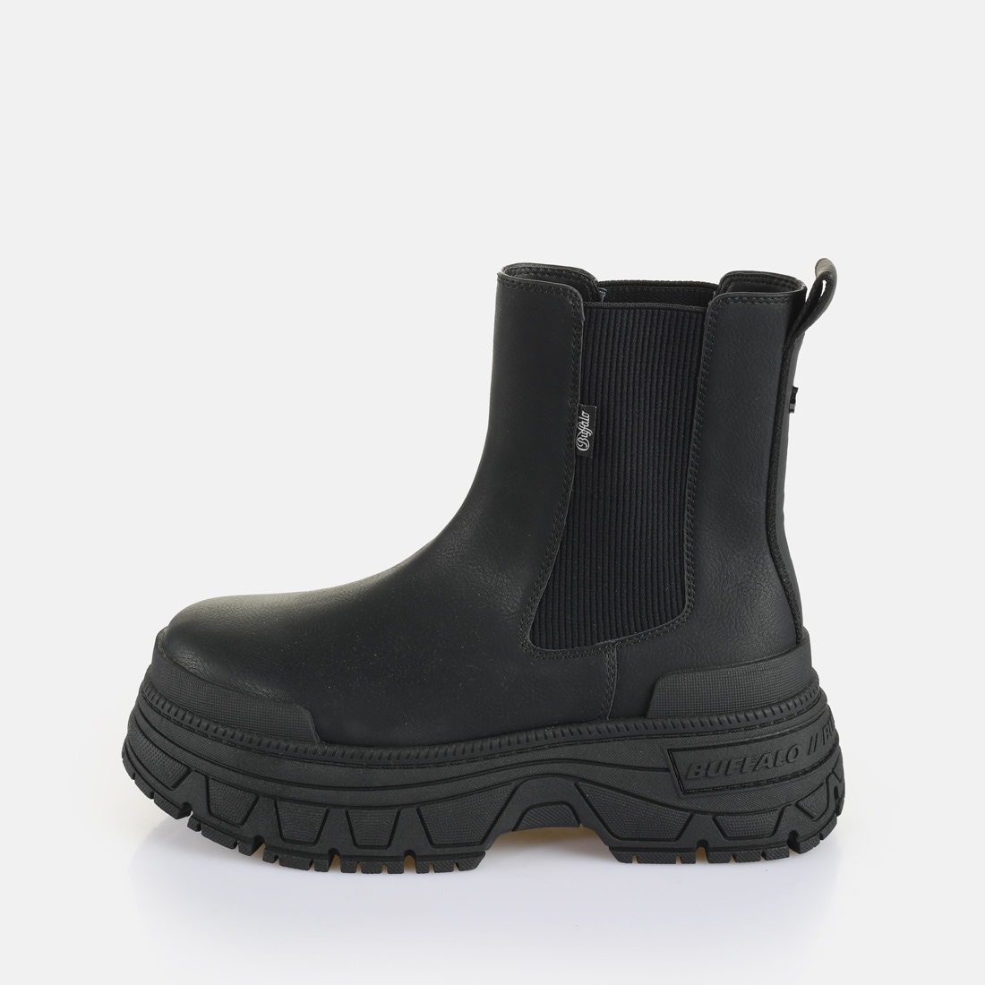Buffalo "FUSION" Plateauboots, Stiefelette mit seitlichen Stretcheinsätzen