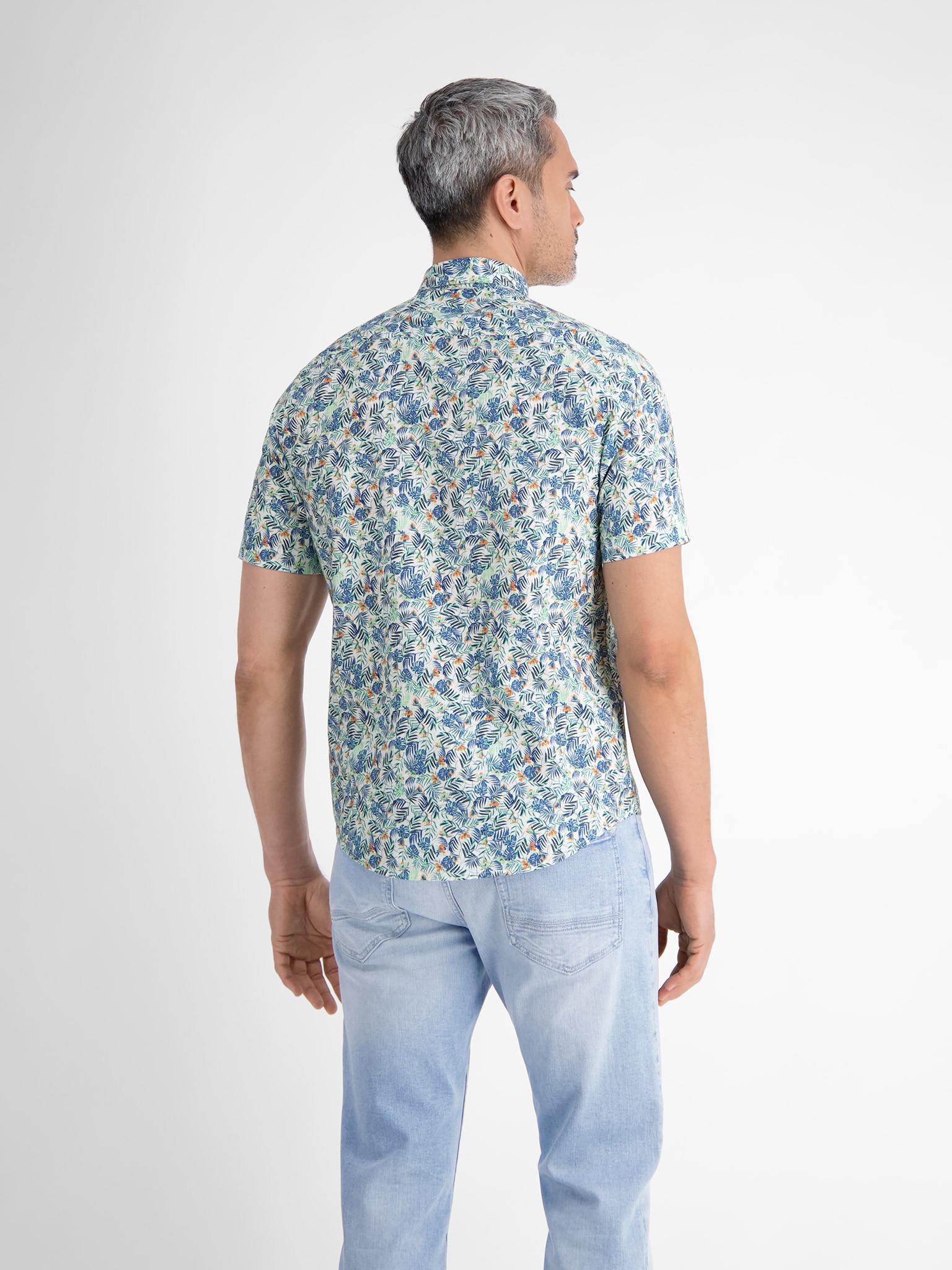 LERROS Kurzarmhemd, mit All-Over Print