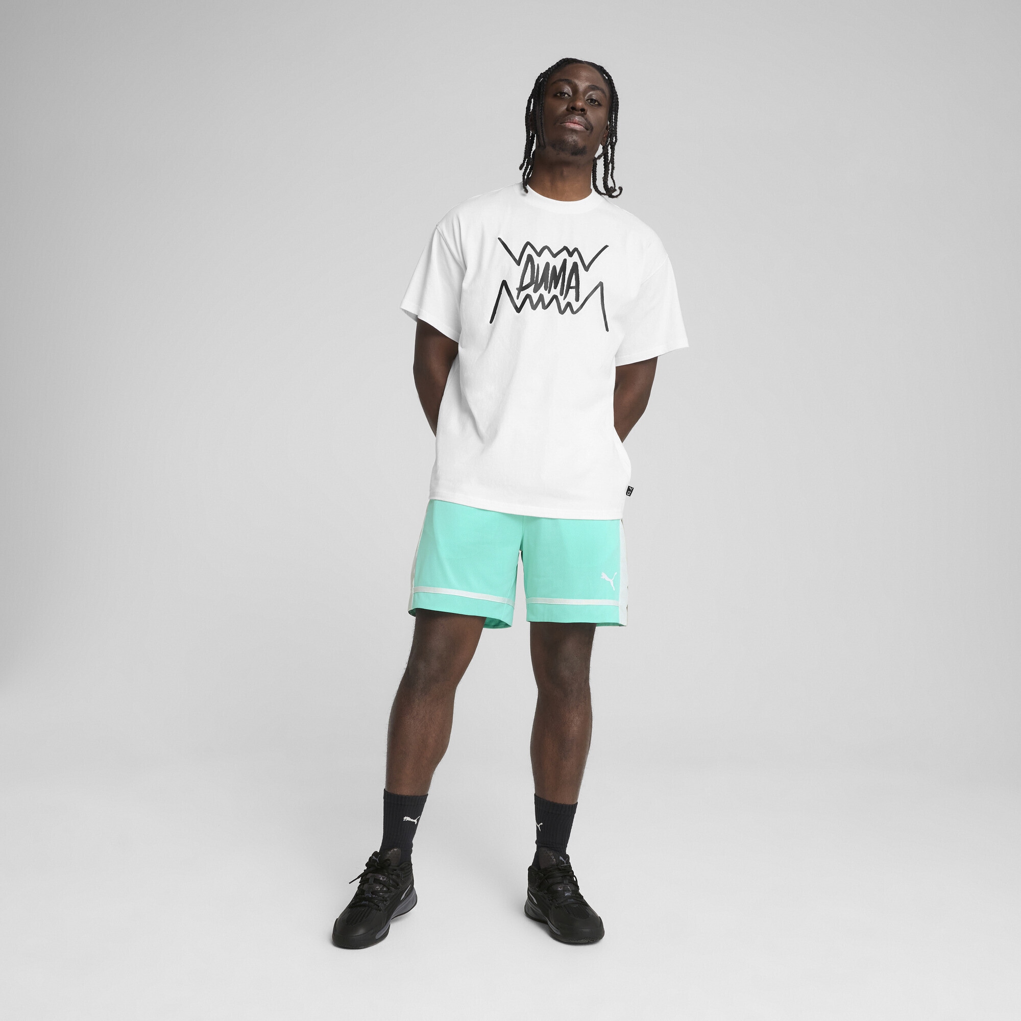 PUMA Trainingsshirt »Jaws Core Basketball-T-Shirt Herren«